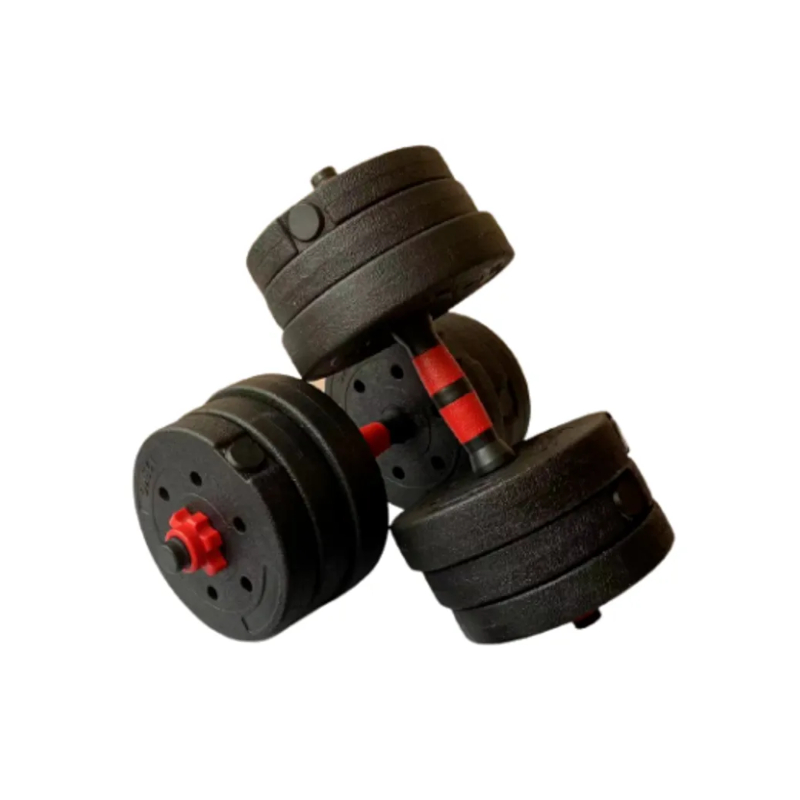 Maxia Market - Set de Mancuernas 10 /15/ 20kg con Pesas Barra y Discos Ajustable Casa Gimnasio Deportes y ocio Fitness y body-building pesas