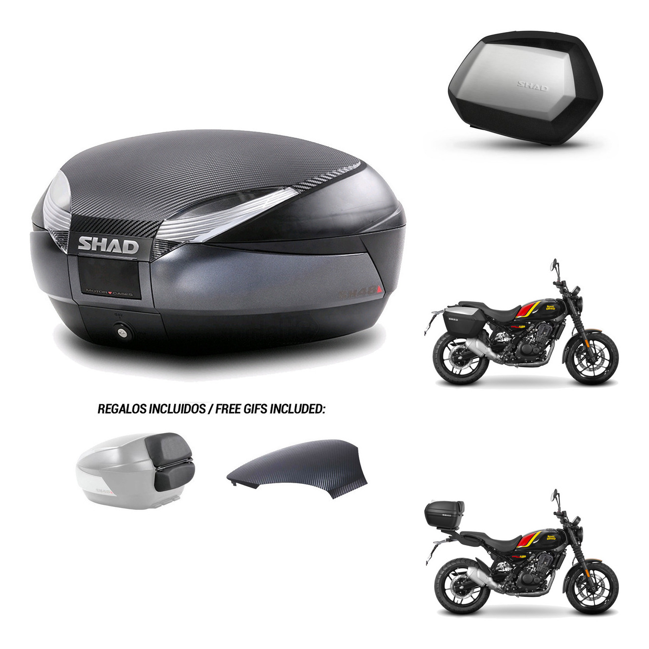 Maletas Sh35 Premium + Herraje Baul + He KIT-581223
