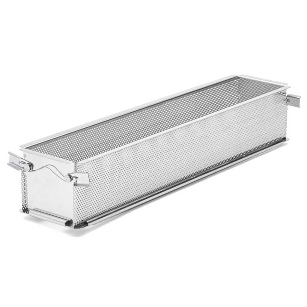 Molde Desplegable Perforado de Acero Inoxidable De Buyer - Ideal para Pâtés en Croûte, Brioches y Tartas Dulces o Saladas (24 cm, Colección Geoforme)