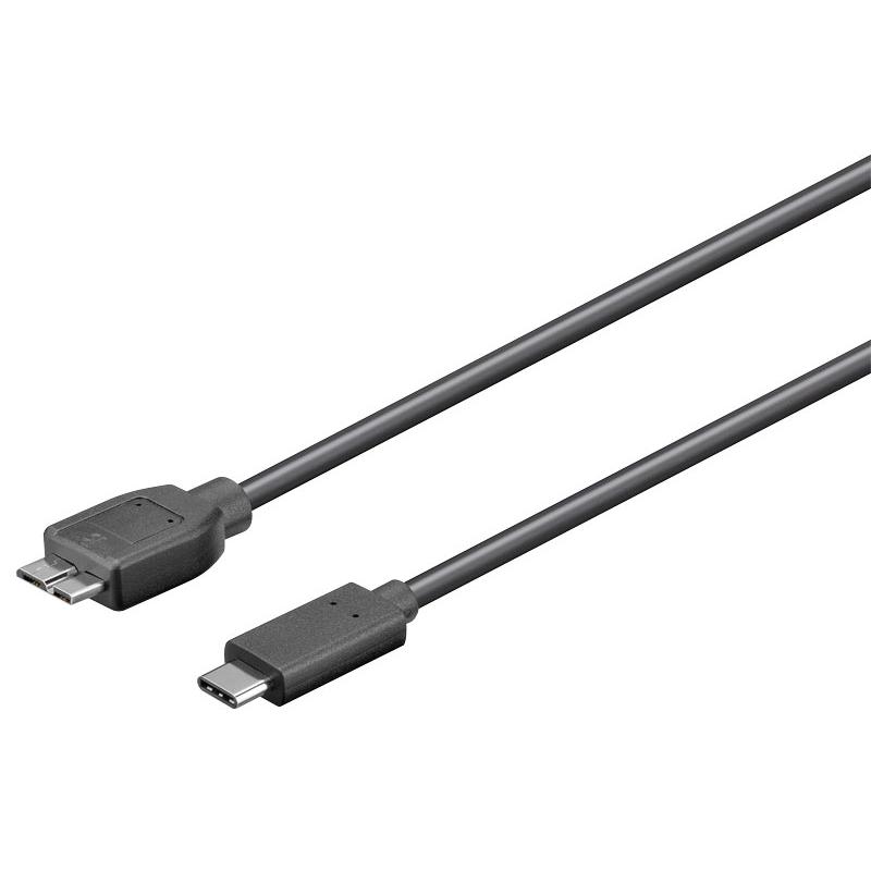 Conexión USB Micro-B 3.0 macho - USB-C macho
