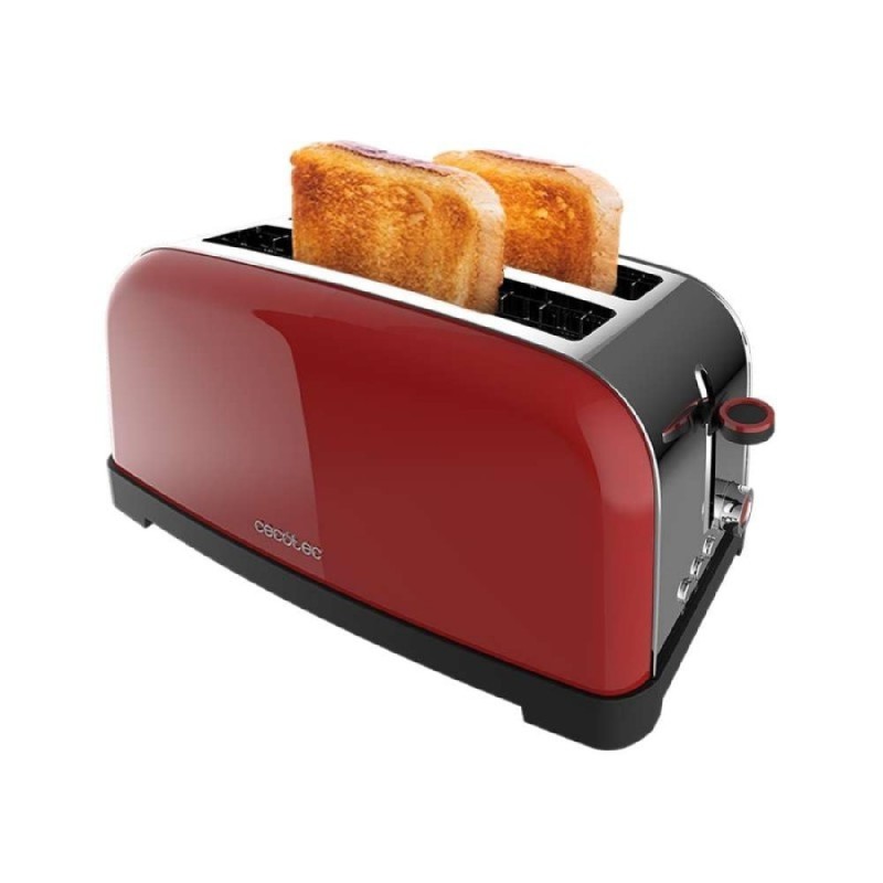 CECOTEC 04842 - Tostador vertical Toastin' time 1500 Red Lite