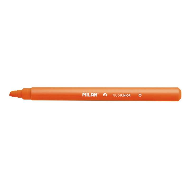 Milan junior marcador fluorescente - punta biselada 1 - 4mm - color naranja (22 uds)
