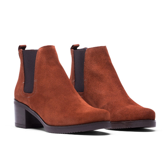 Botines B-2 en Serraje Cuero Multicolor: Comodidad y Elegancia con Tacón de 55mm | Fabricación Española Premium | Tallas 35-42 | Versátiles para Trabajo y Eventos Sociales | Diseñados para Estilo Cont