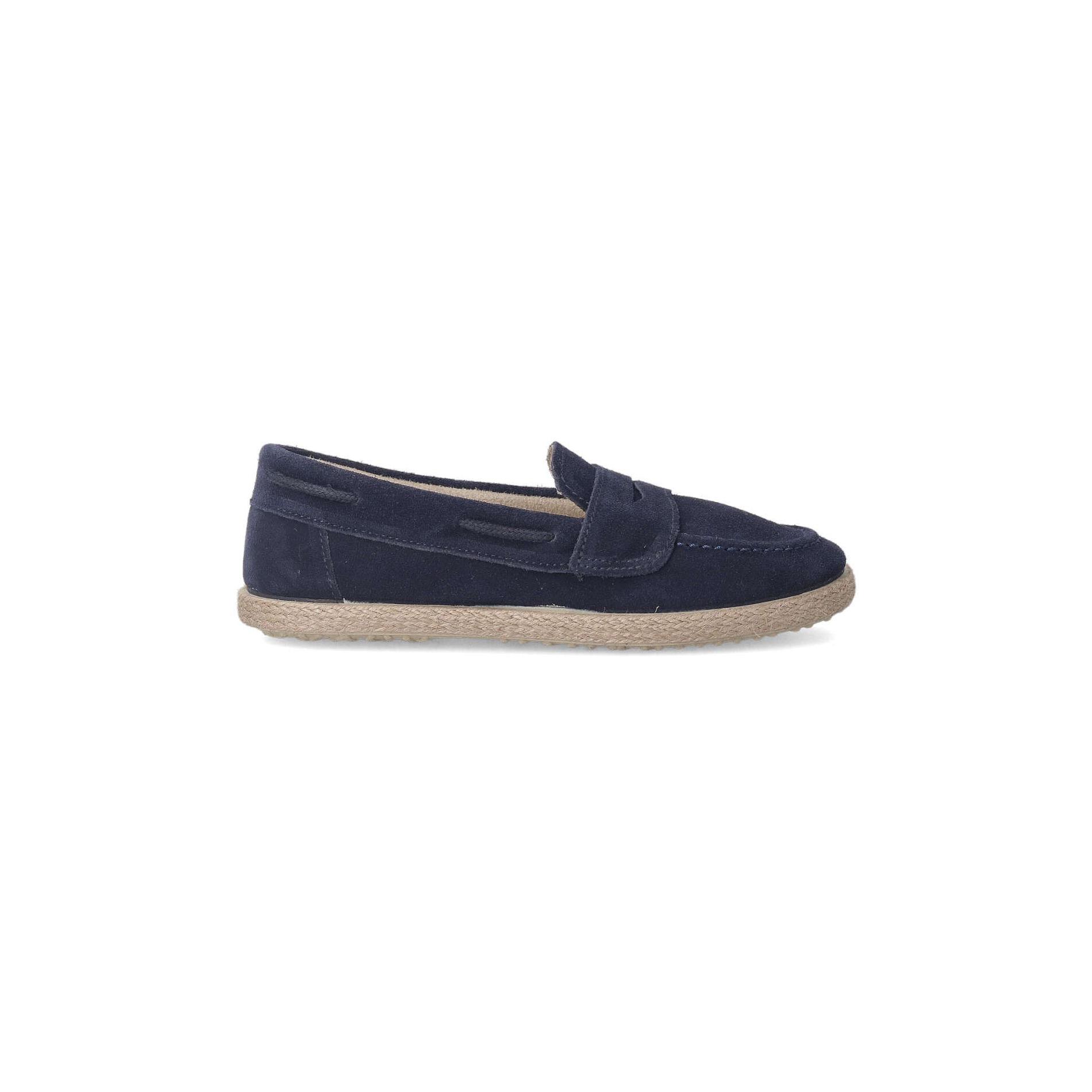 Peke's By Vanessa - Zapato Mocasín de Yute y Piel Serraje - Cómodo y Estilo Clásico - Niño