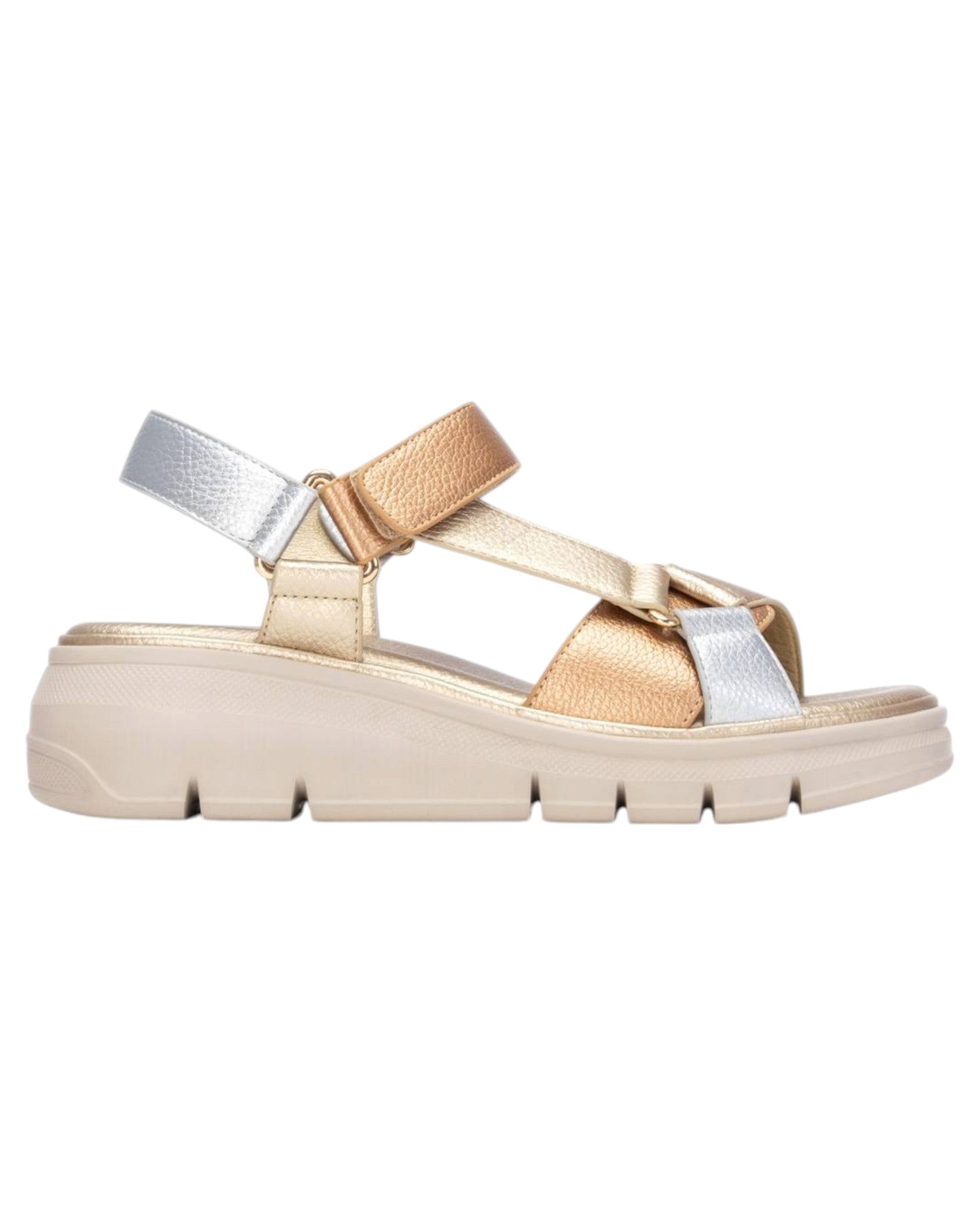 SANDALIAS DE MUJER XTI 145398 EN ORO