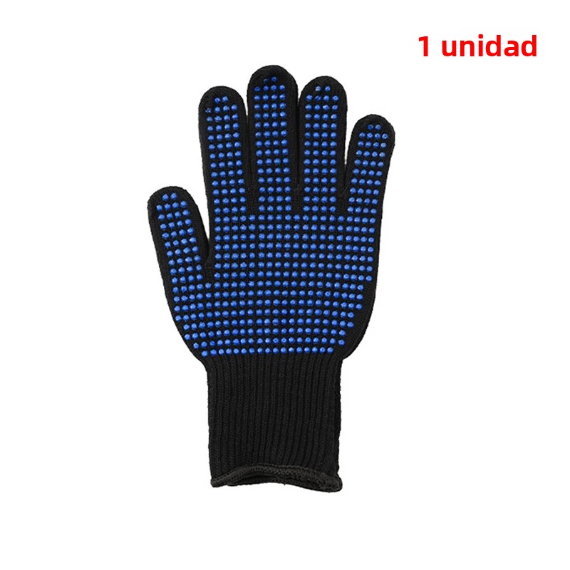 TK Guantes De Calor Resistente Para Peluquería Doble Cara Rizado Y Liso Con Permanente Guantes Para Estilizar El Cabello En Salón