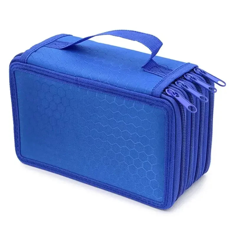 CA Estuches Multifunctional De Tapa With 72 Agujera Y 4 Capas Gran Capacidad Portátil Para Arte Y Escuela Bolsa De Cremallera Solida Y Duradera