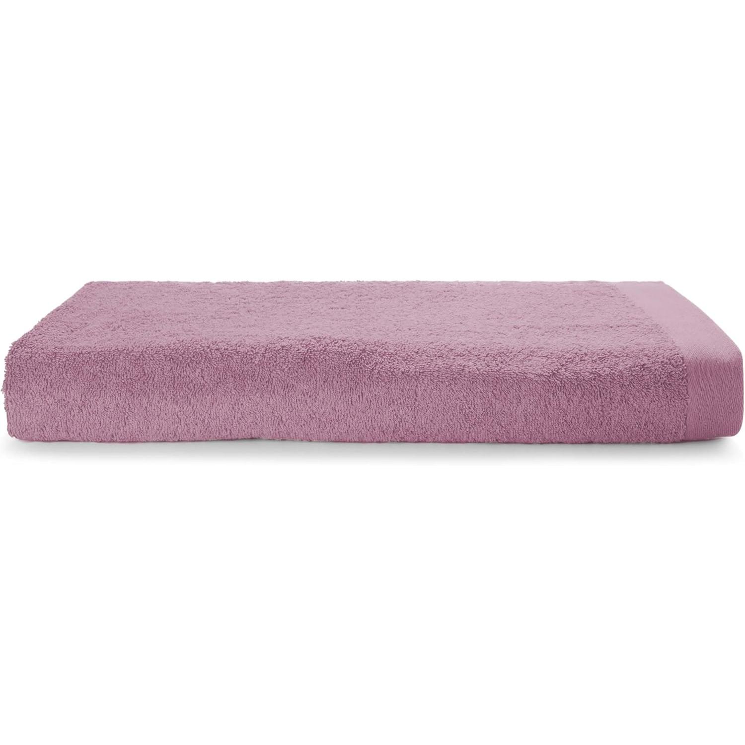 Toalla de Baño de 70x140 cm, de Rizo de Algodón Certificado OEKO-TEX y Hilos reciclados, Toalla de baño Grande, toalla de Playa, Ducha, spa y Gimnasio, absorbente, toallas de baño