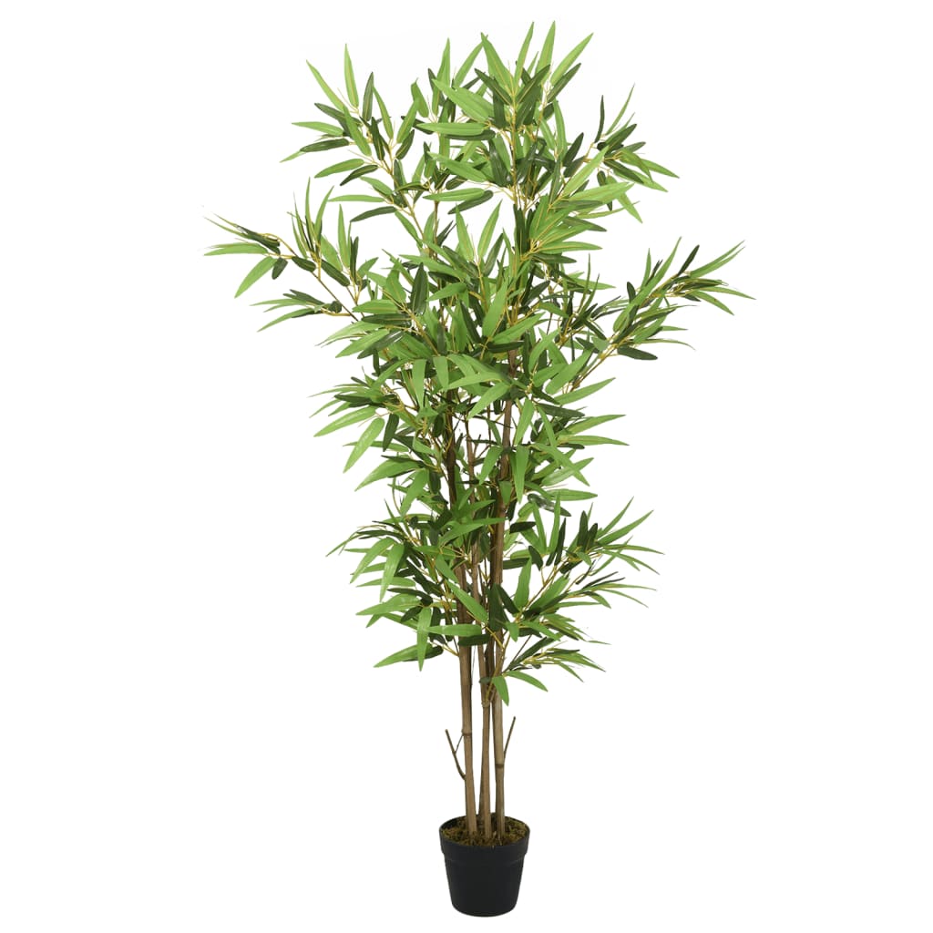 vidaXL Árbol de Bambú Artificial con Hojas Planta Falsa en Maceta Dimensiones 14 x 80 cm (368 hojas),  16 x 120 cm (552 hojas),  16 x 150 cm (828 hojas) y mas