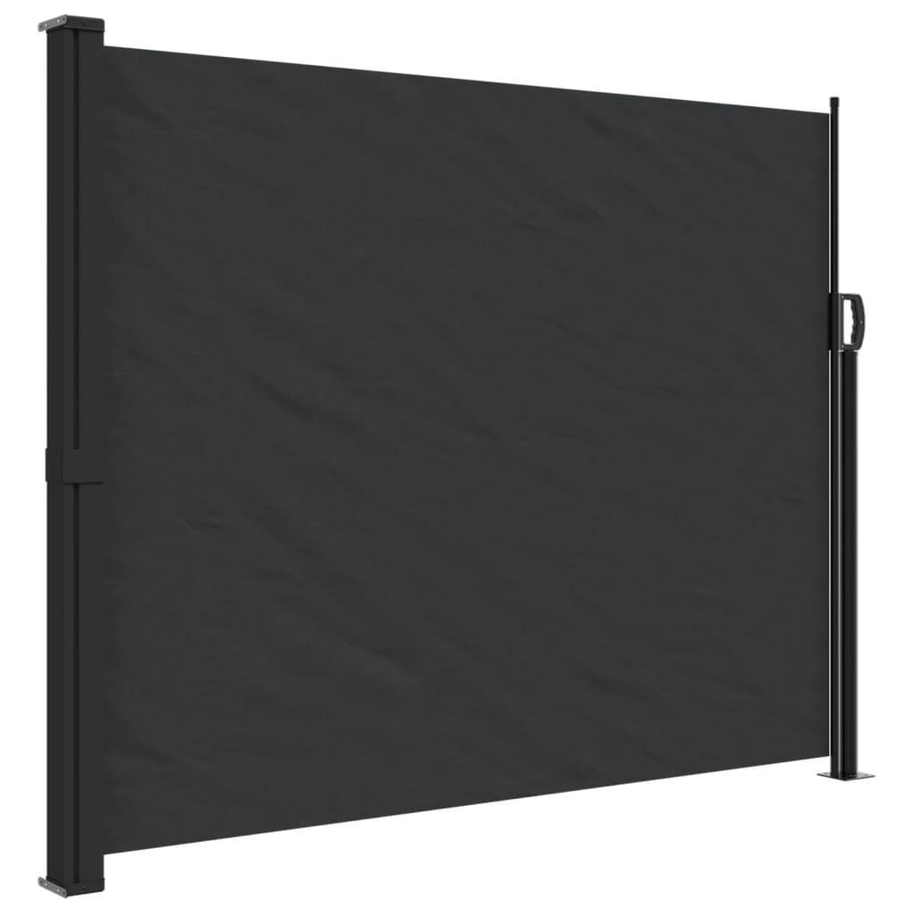 vidaXL Toldo lateral retráctil 160x300 cm Color Negro, Crema, Azul