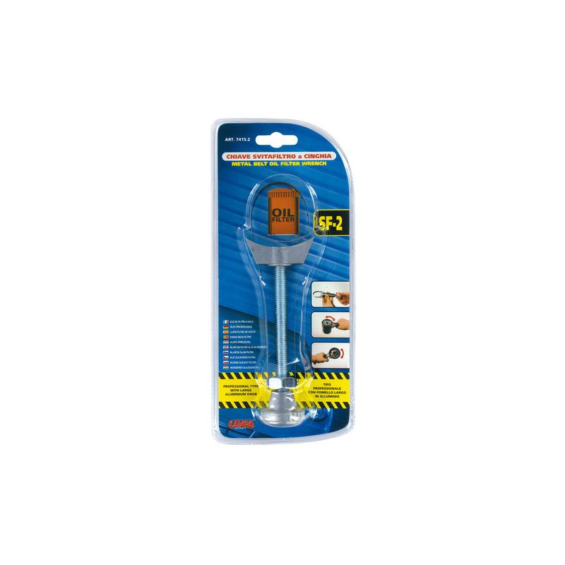 Llave Filtro De Fleje Profesional Con Amplia Perilla De Aluminio LAM74152
