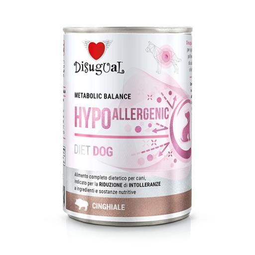 Disugual Comida Húmeda Hypoallergenic de Jabalí para Perros - 400 GR