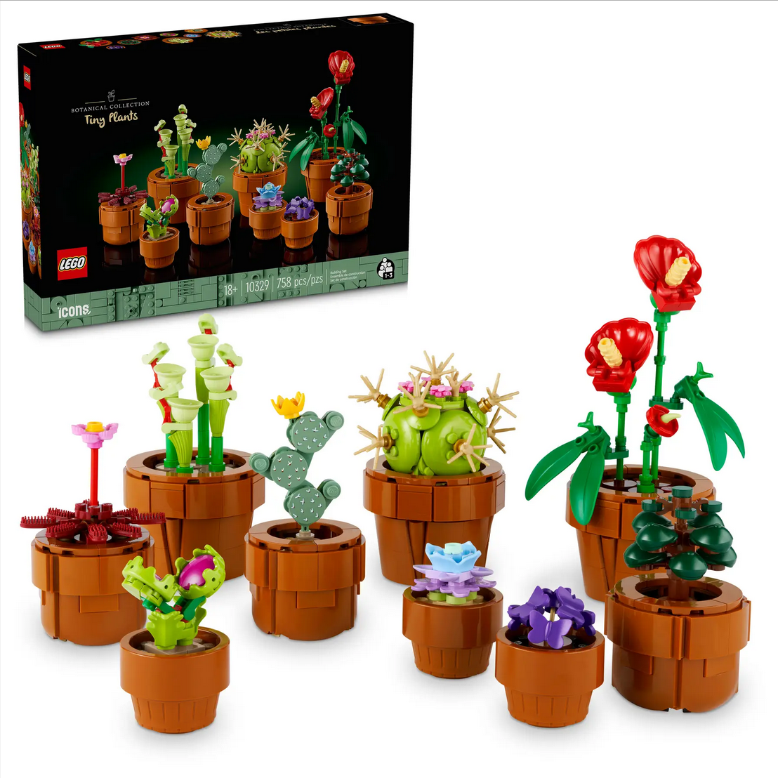 LEGO BOTANICAL 10329: Plantas Diminutas y Macetas de Terracota
