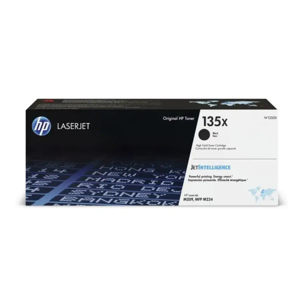 HP - Tóner láser 135X negro original de alta capacidad (2400 páginas) para impresoras HP LaserJet M207-M212, M209, M232-M237, M234