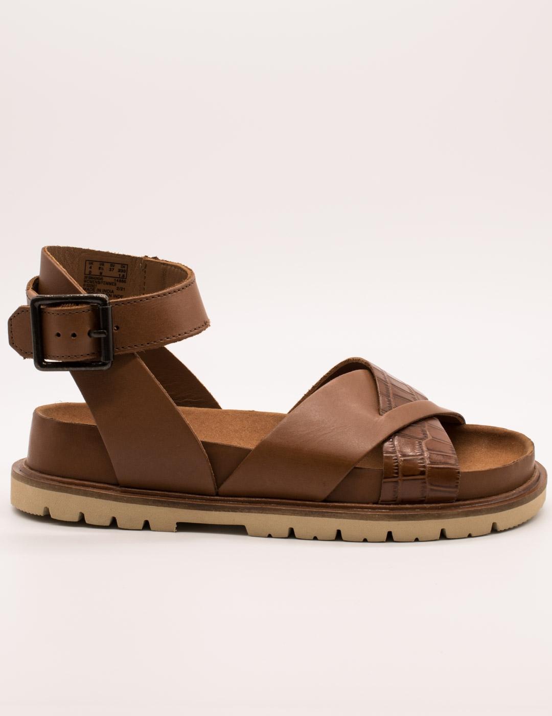 Sandalia Clarks 26158643 Oriana Cross Dark de mujer.