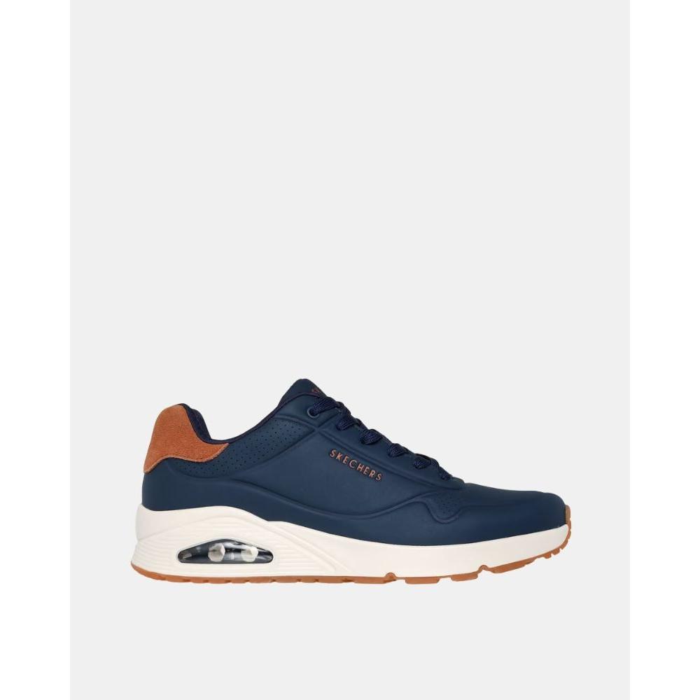 SKECHERS 183004 UNO Zapatillas Bajas Hombre Azul