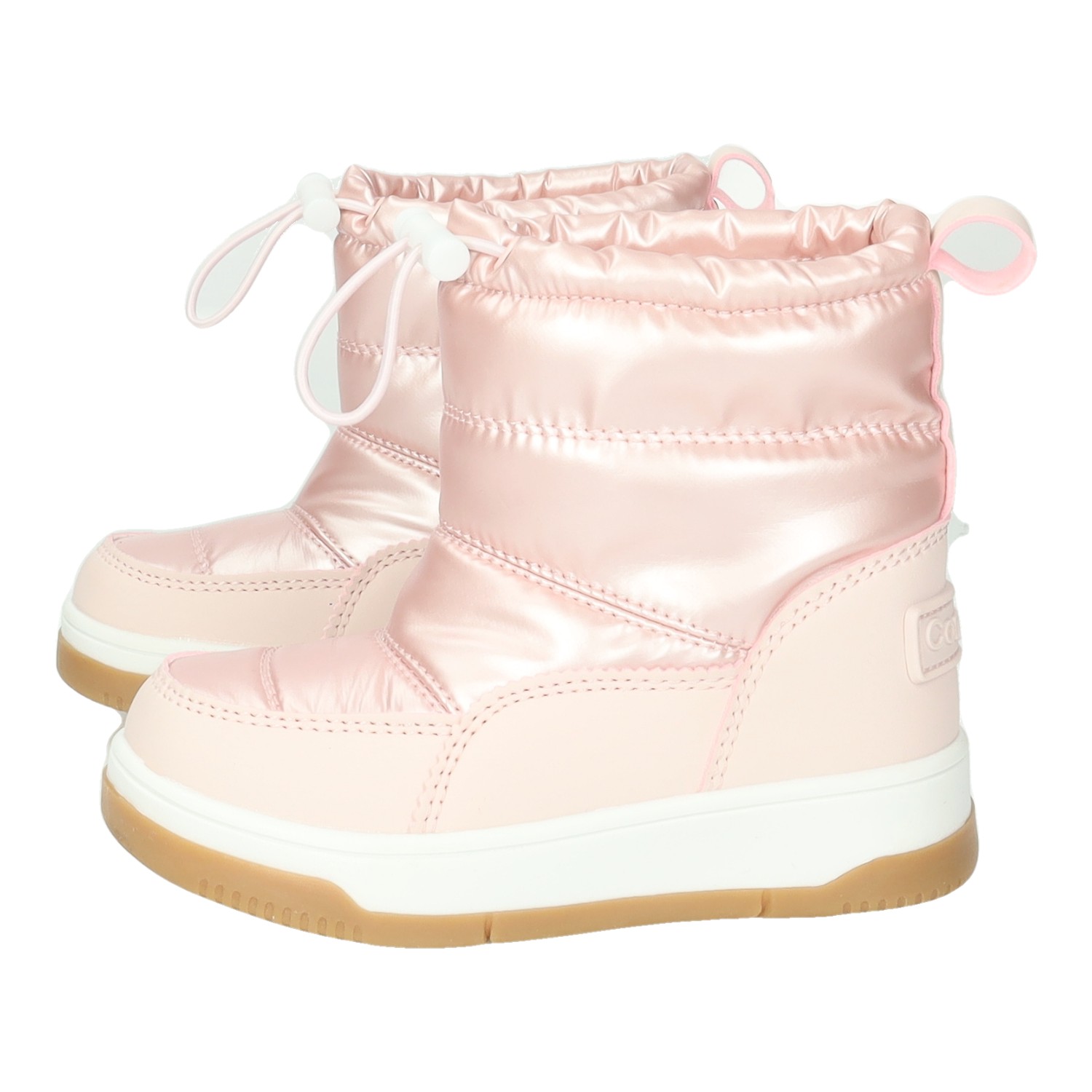 Botas-botines marca CONGUITOS para niña en color rosa. Botas impermeables para niña en color rosa de la marca Conguitos