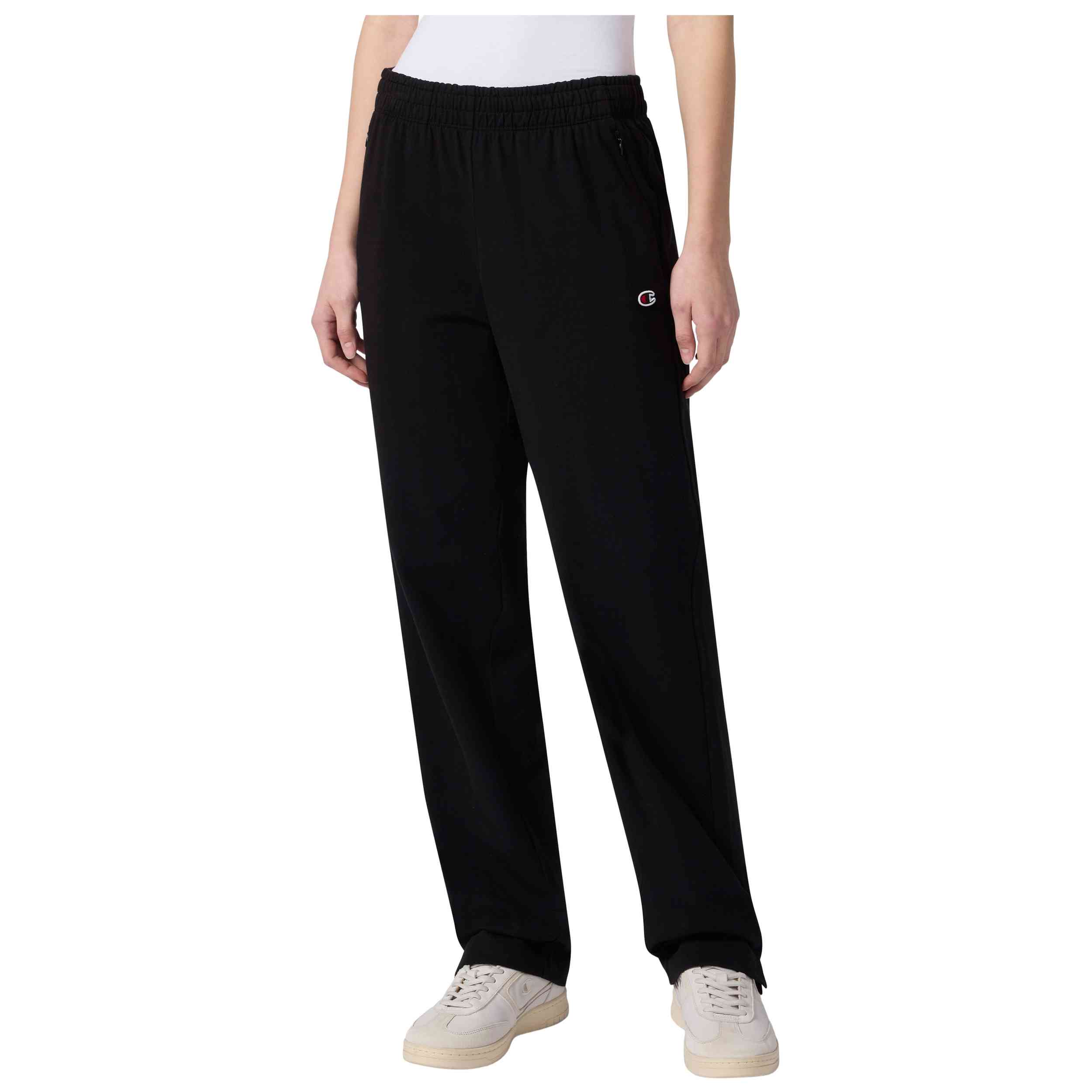 Textil Champion modelo Straight Hem Pants en color Negro
