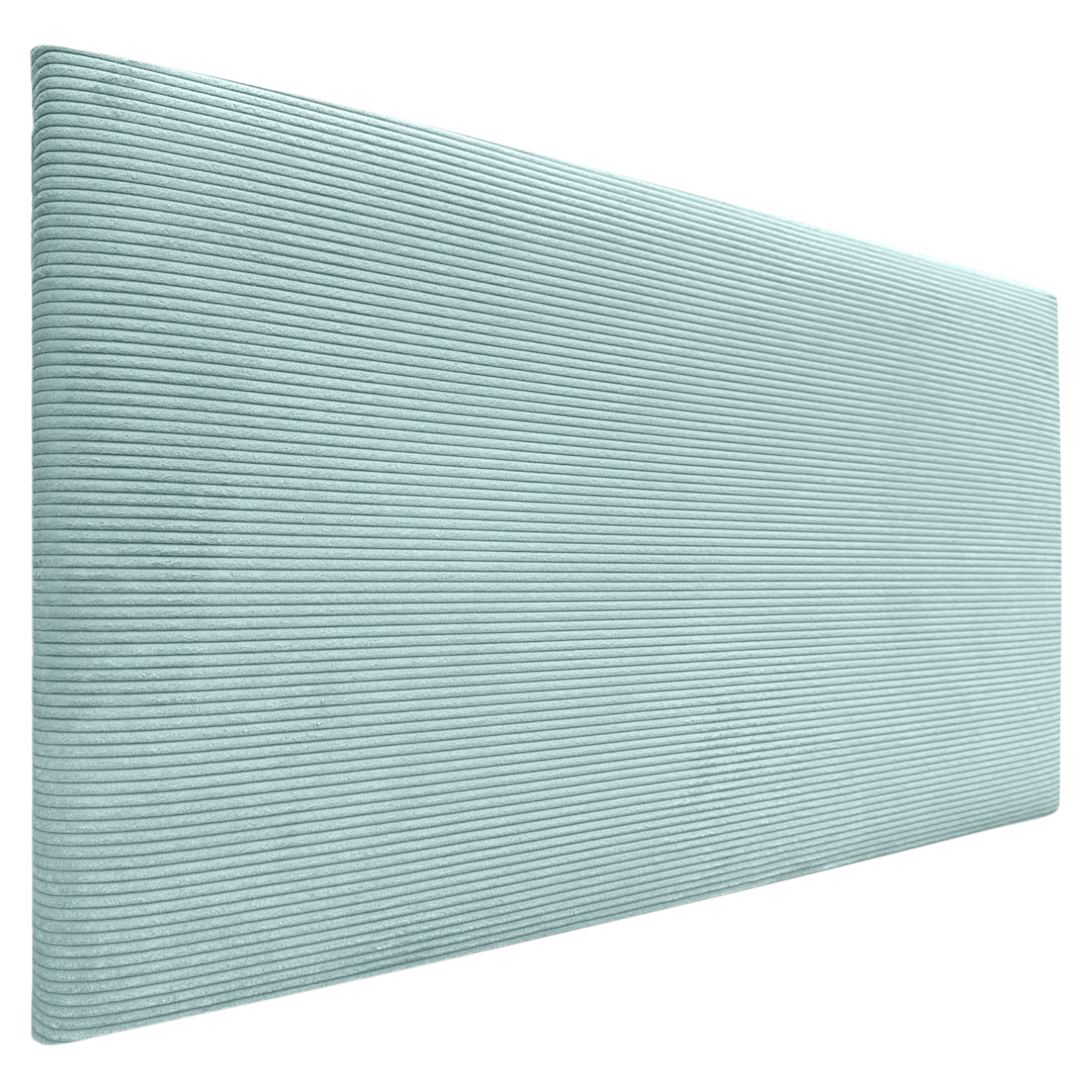 DHOME Cabecero de Pana Liso Alta Gama Moderno 4cm Grosor Cabezal Tapizado Azul