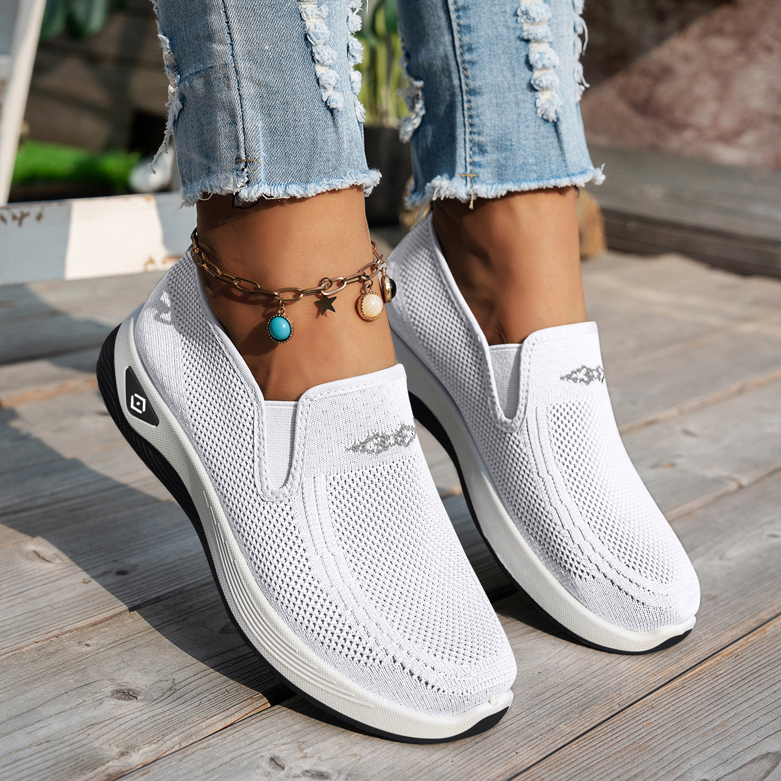 TK Zapatos Deportivos Casuales Para Mujer Antideslizantes Ligeros Y Transpirables Zapatillas Para Correr Y Caminar Al Aire Libre