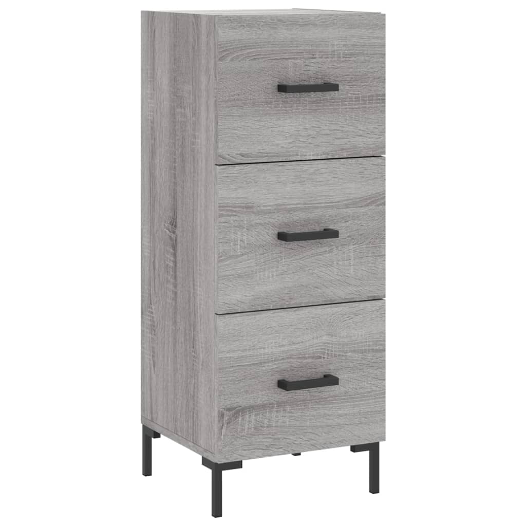 Vidaxl Aparador de Madera Contrachapada 34,5x34x90 Cm Mueble de Almacenaje de Salón