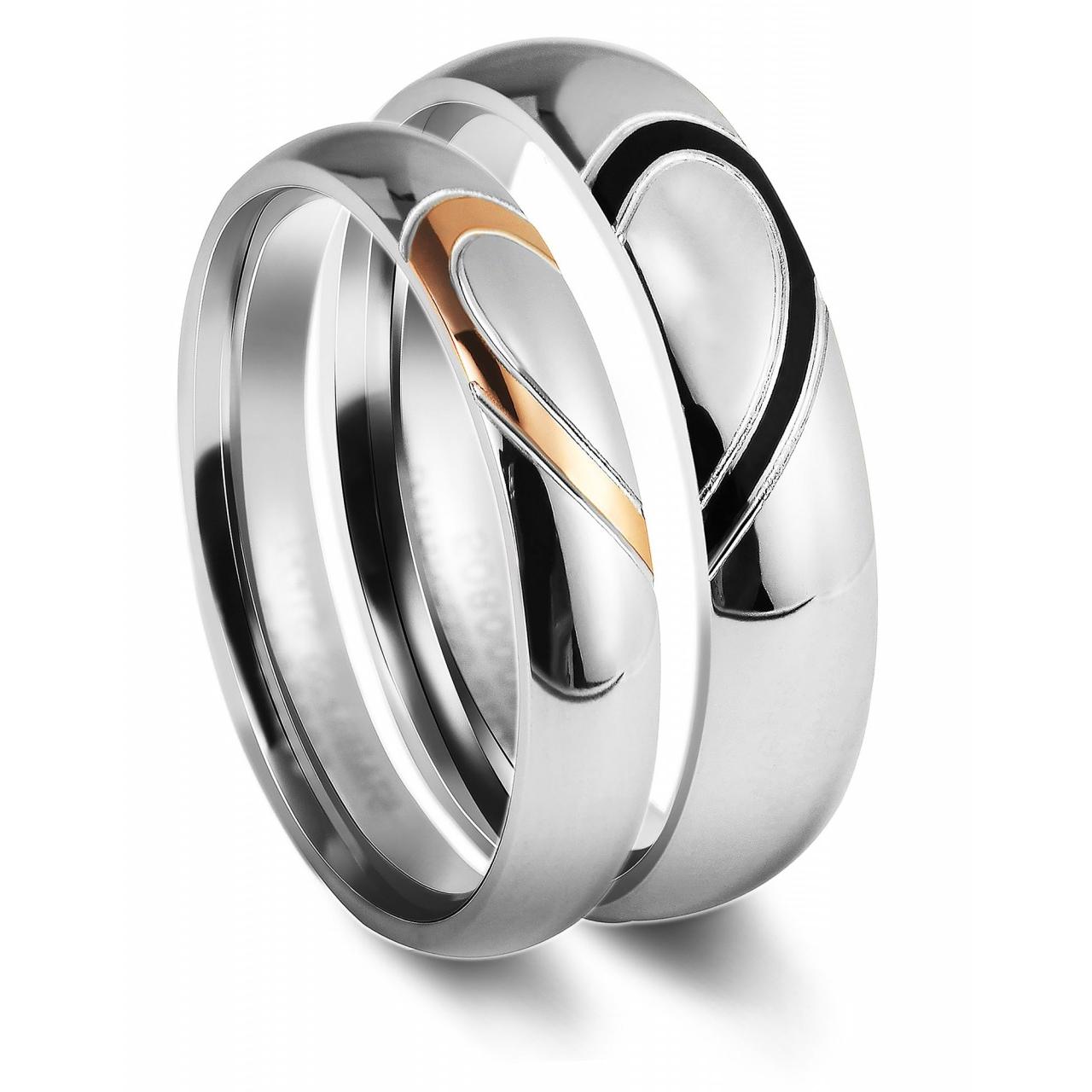 Akzent® Anillo Masculino Namorados / Noivado / Amizade em Aço Inoxidável – Tam.72 – 0008