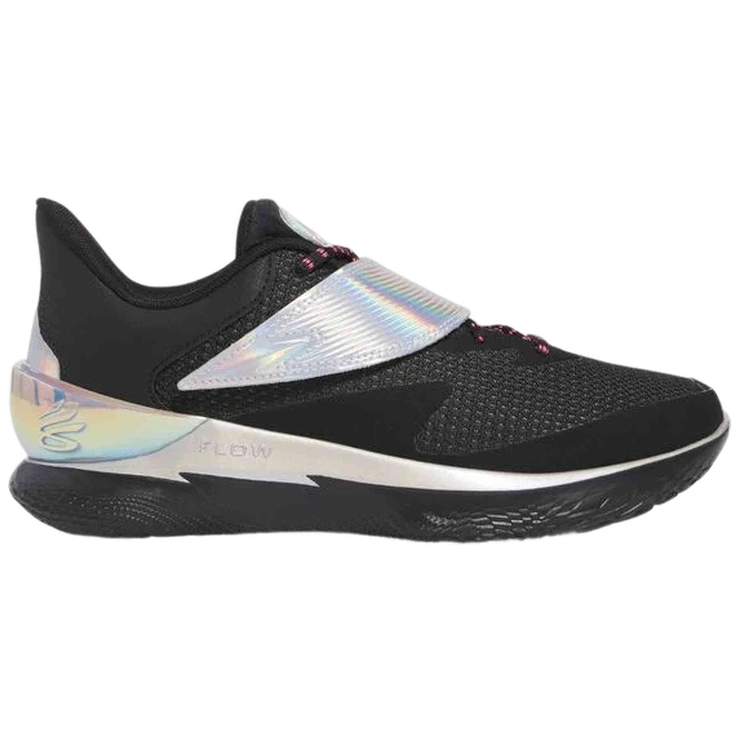 Zapatillas De Baloncesto Under Armour modelo 6001920-001 para hombre y mujer en color Black Silver