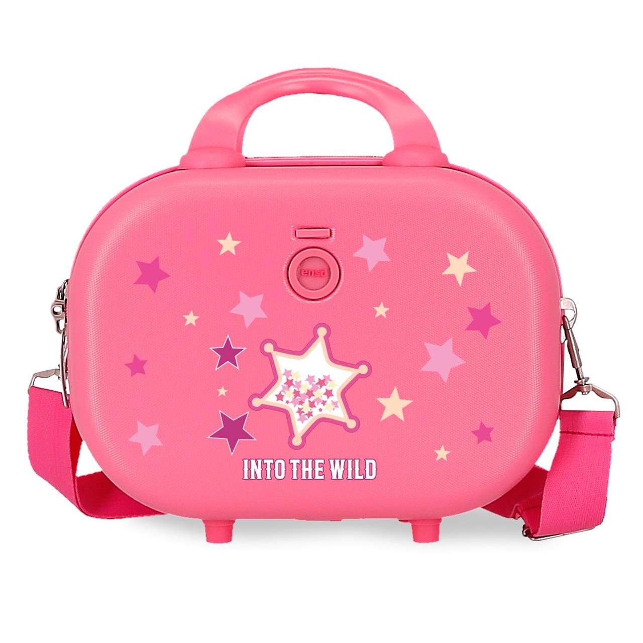 Neceser ABS Enso Into the wild fucsia 29x21x15cm