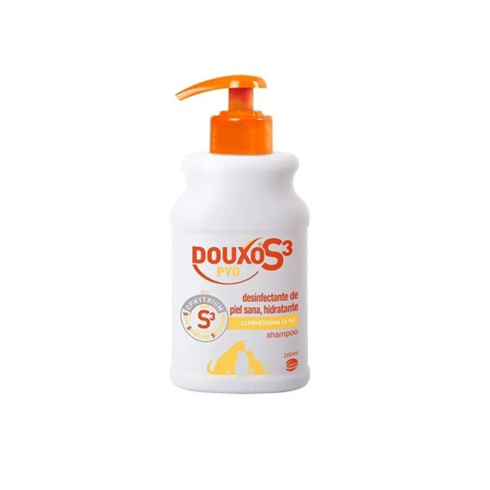 CEVA Champú Piel Sensible Perros y Gatos DOUXO PYO S3, 200 ml