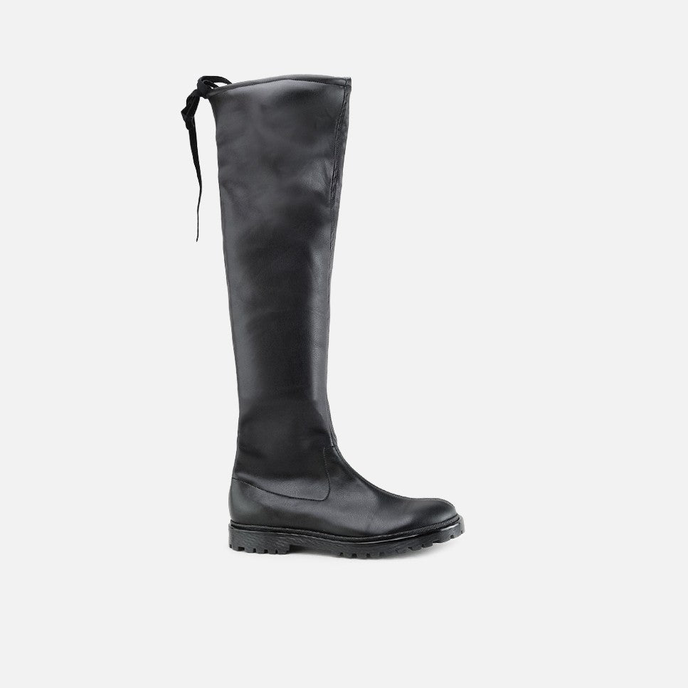 Bota Mosquetera Escort Negro Sibaritas | Eli 1957