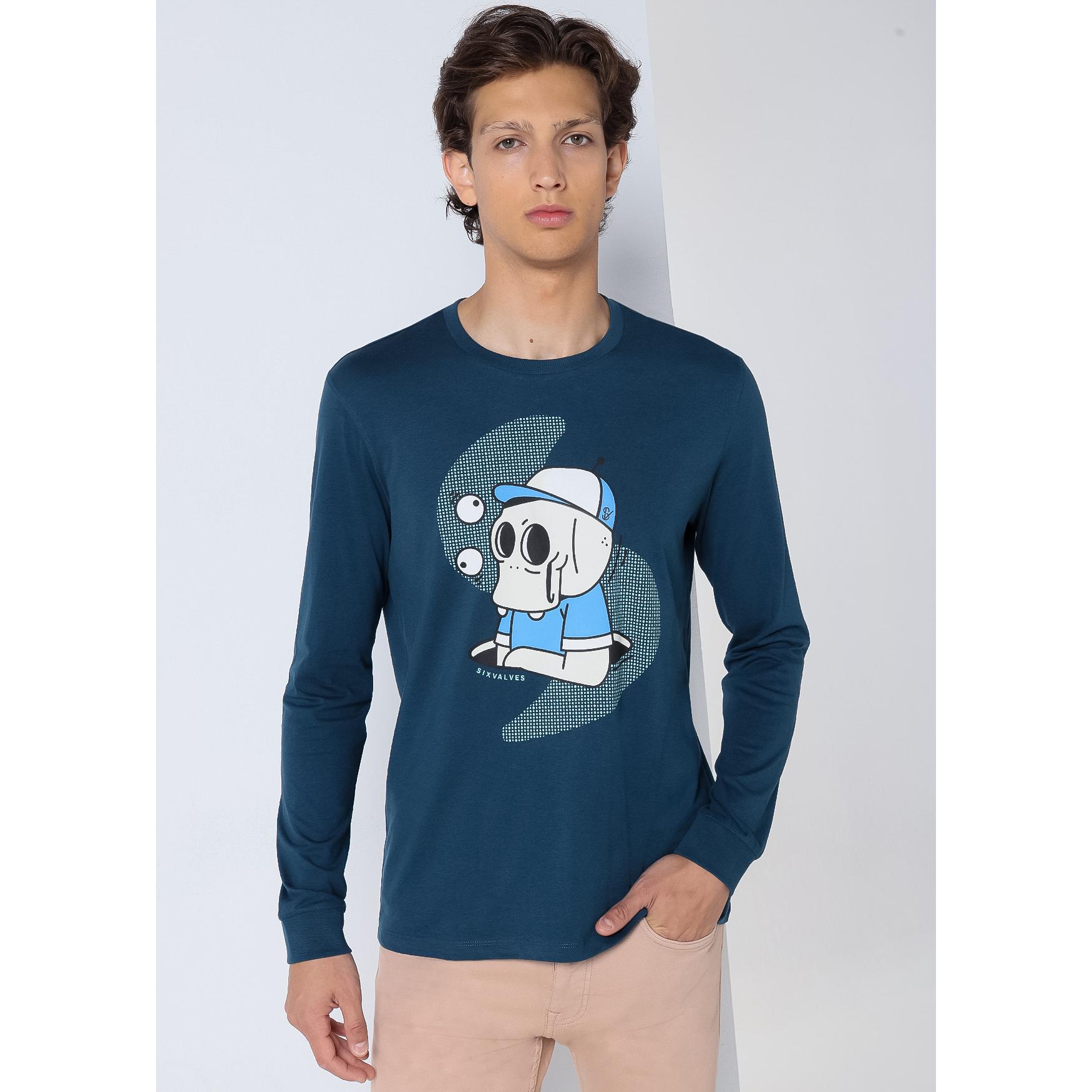 SIX VALVES - Camiseta grafica de manga larga