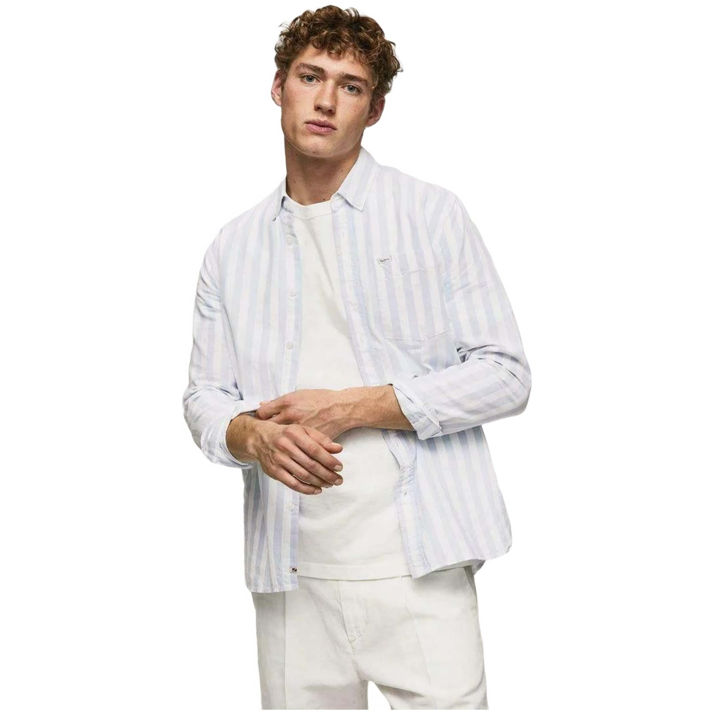Camisa Pepe Jeans modelo PEPE JEANS Lucius - Camisa para Hombre en color Blanco