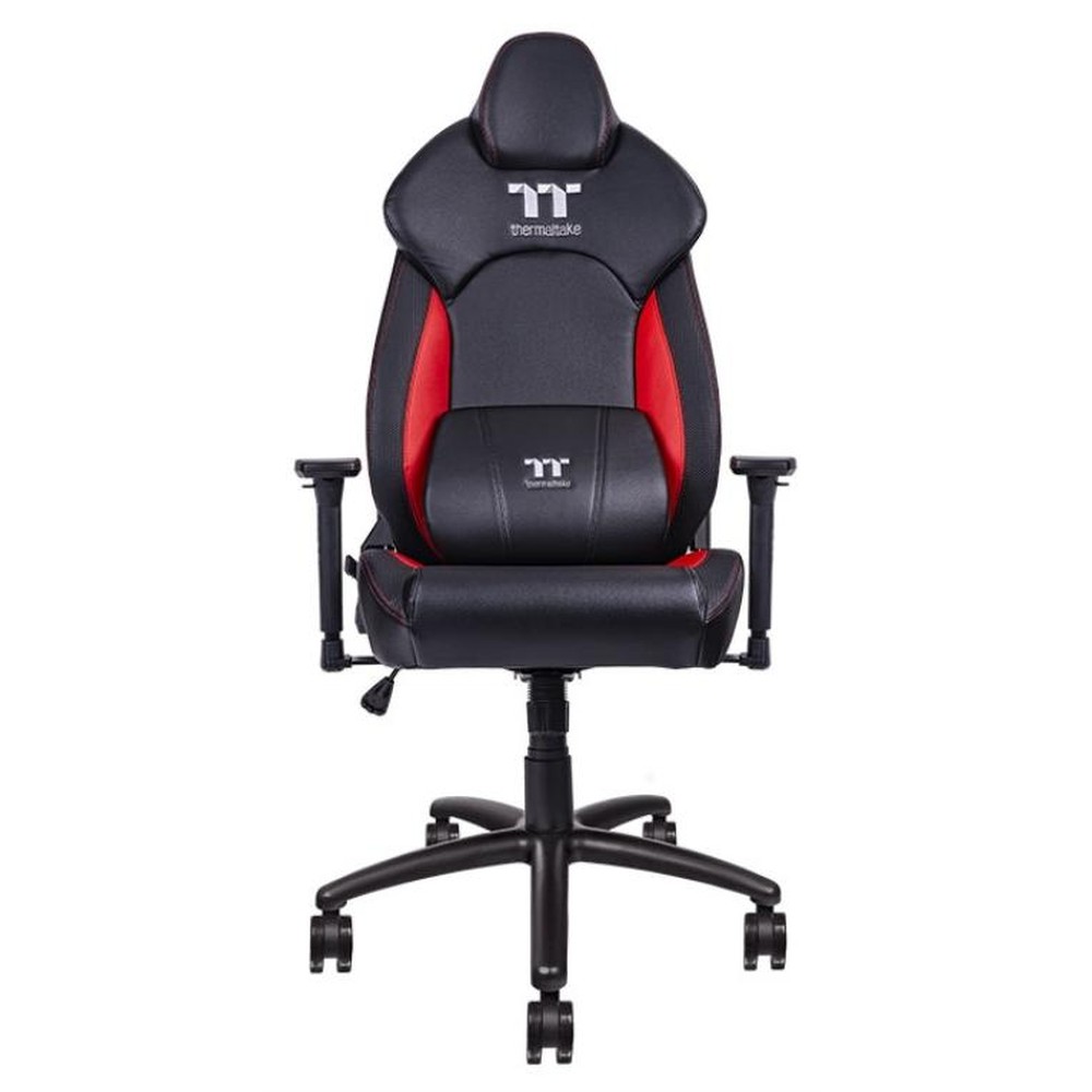Thermaltake GGC-VCO-BRLWDS-01 silla para videojuegos Butaca para jugar Asiento acolchado Negro. Rojo