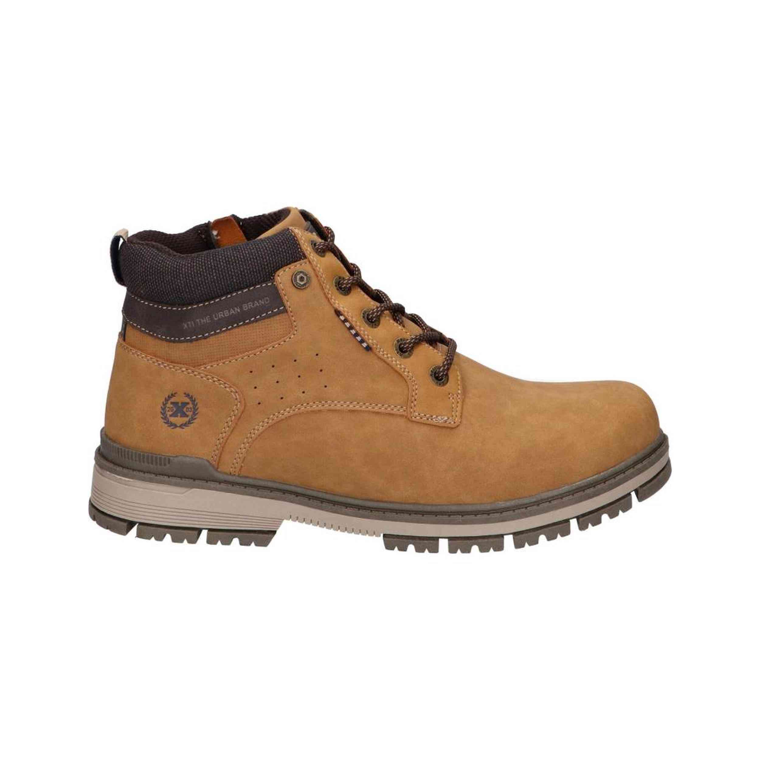 Botines marca Xti modelo 143137-01 para hombre en color camel