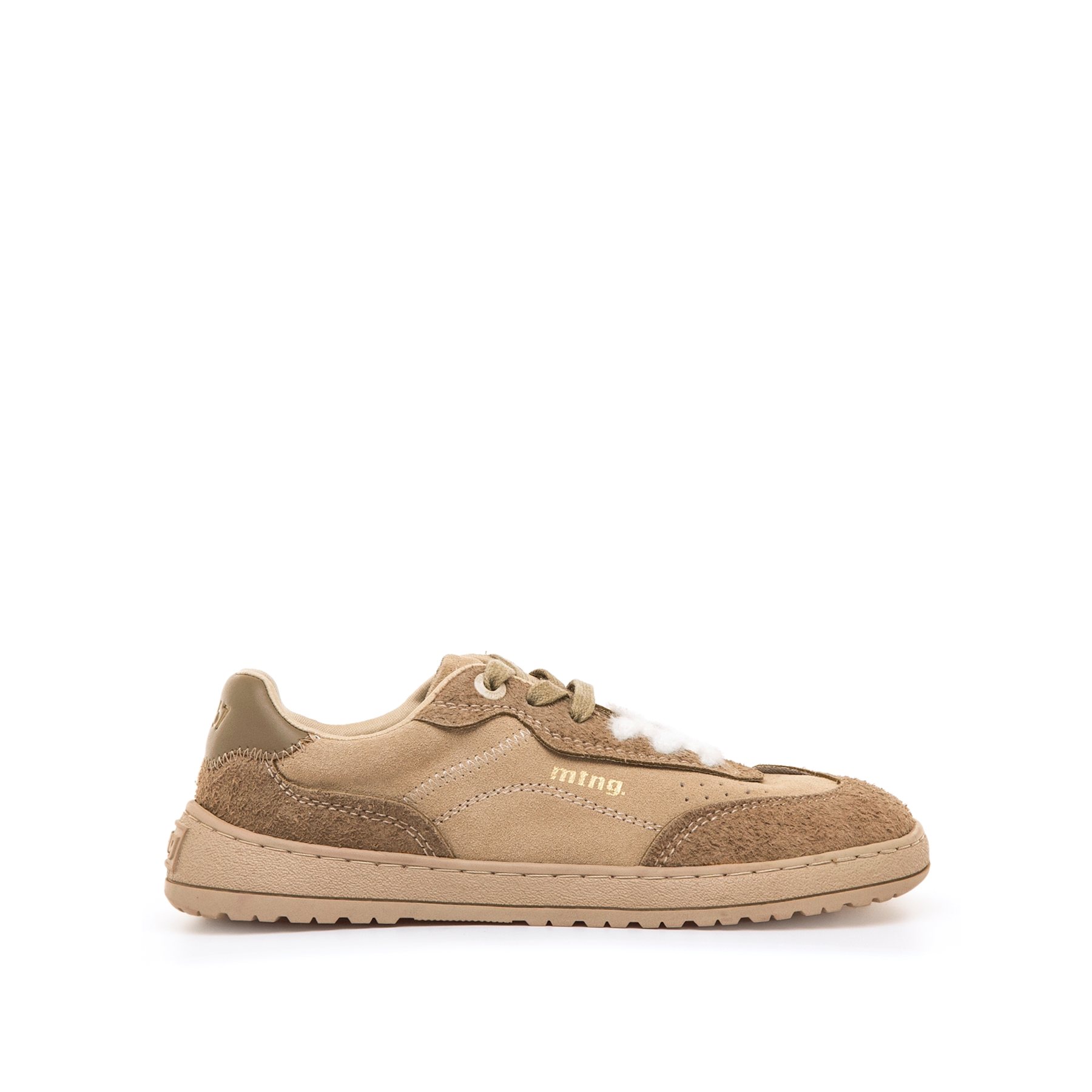 Mustang-MTNG deportivas barefoot mujer free alask beige con cierre cordones y tipo de puntera redonda