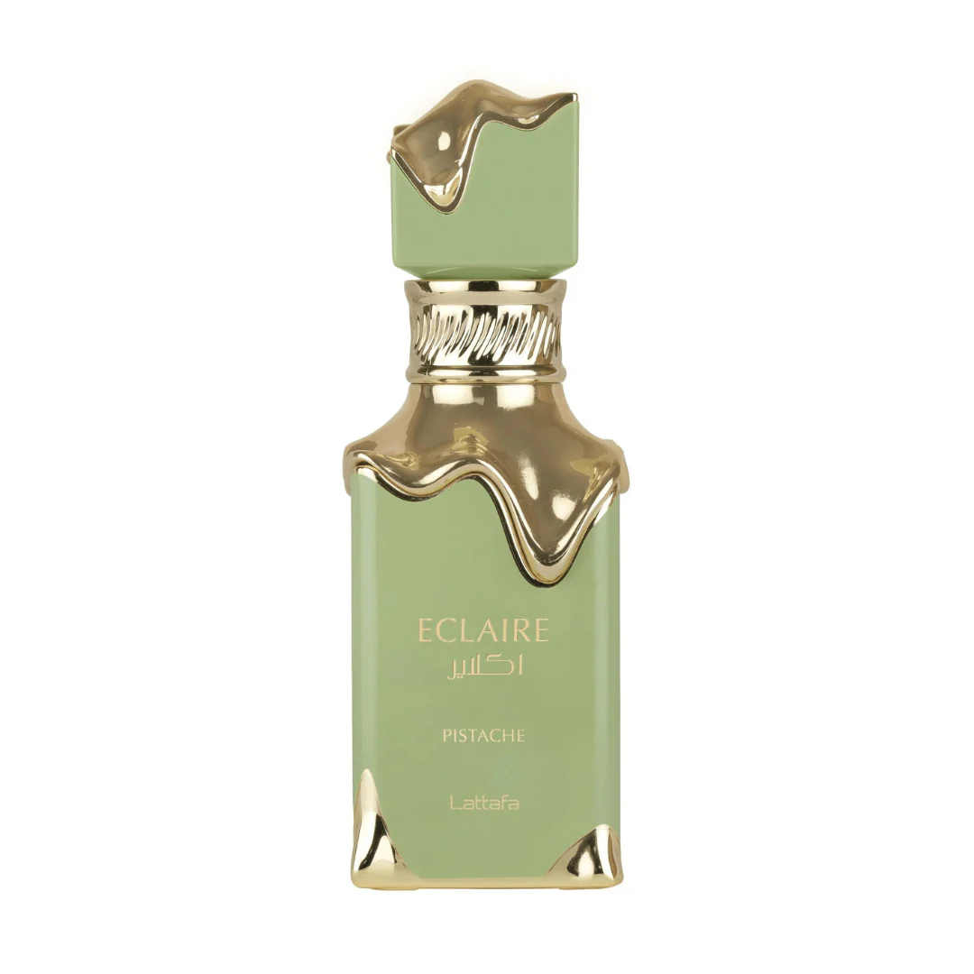 Eclaire Pistache 100 ml de Lattafa - Fragancia Dulce Gourmand con Notas de Pistacho, Vainilla y Coco para Mujer