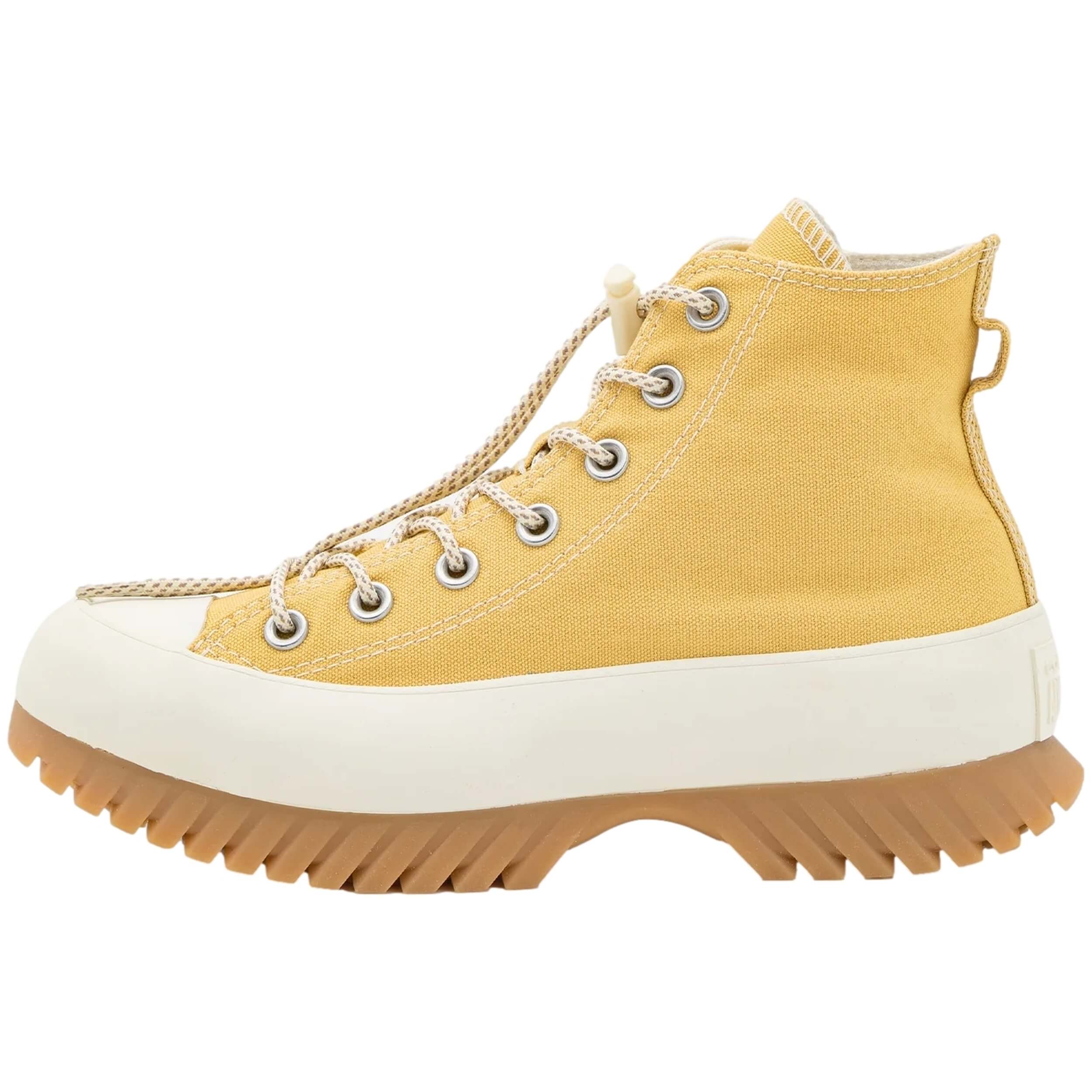 Zapatillas marca Converse modelo A03500C para mujer en color amarillo