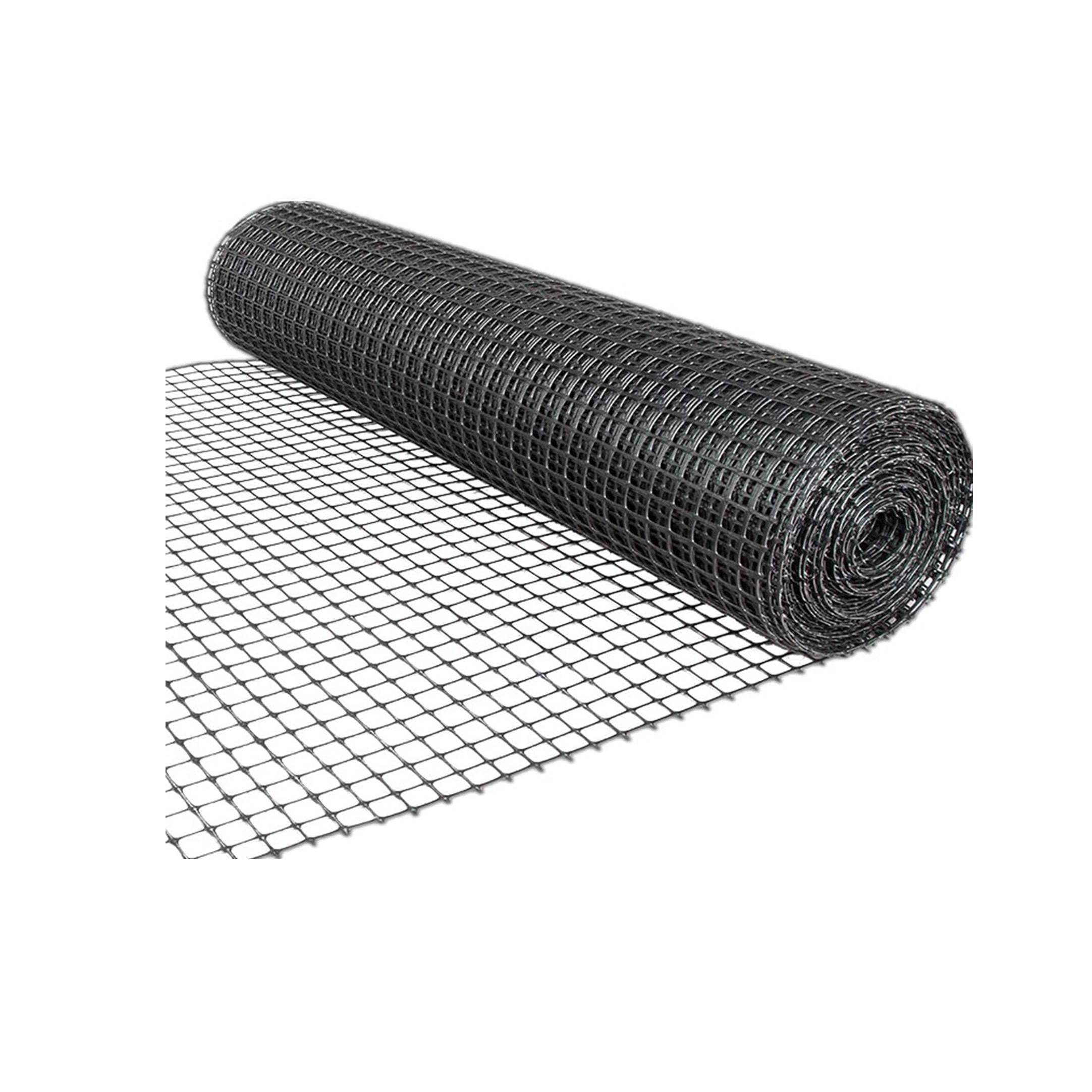 Visa Malla Plástica para Aves BOP Negra 25x25mm - 200 metros