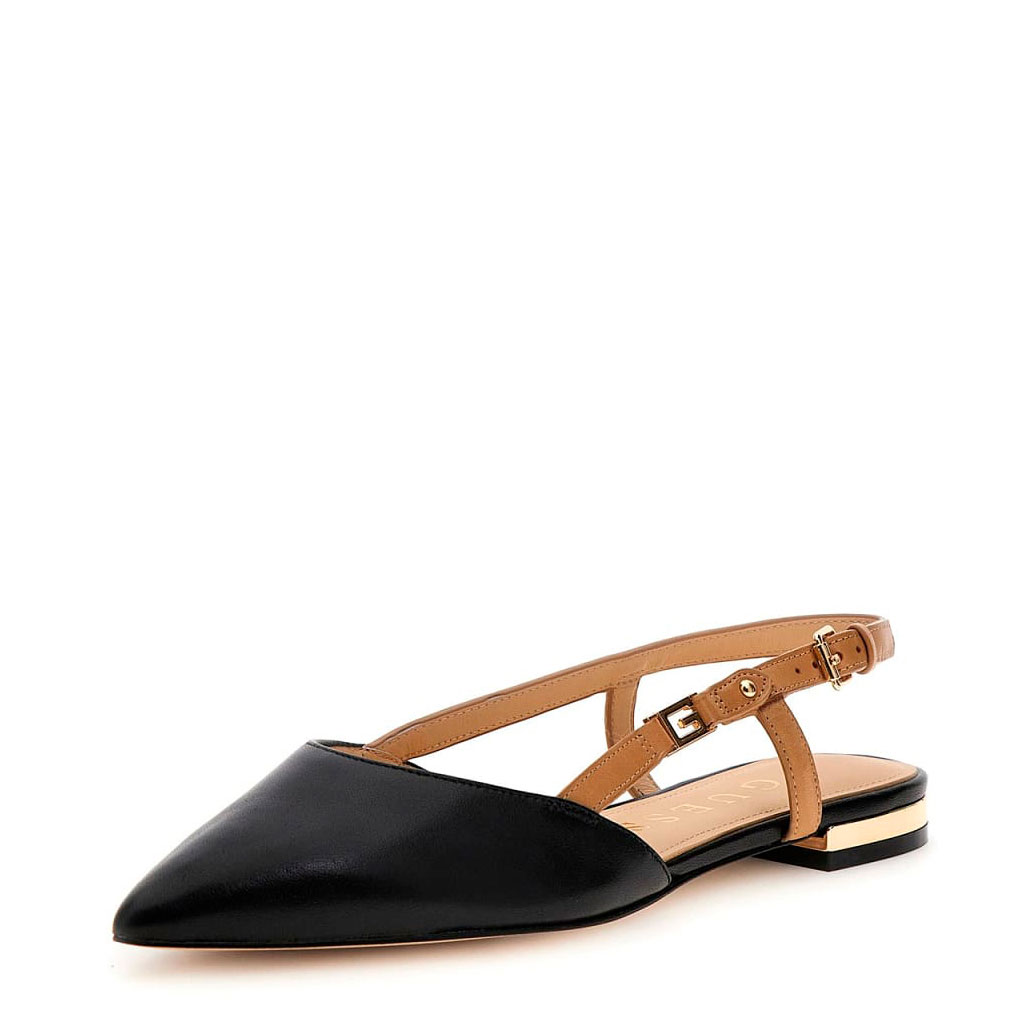 Guess Zapato destalonado Follier Negras FLTFOL LEA05-BLACK , para Mujer