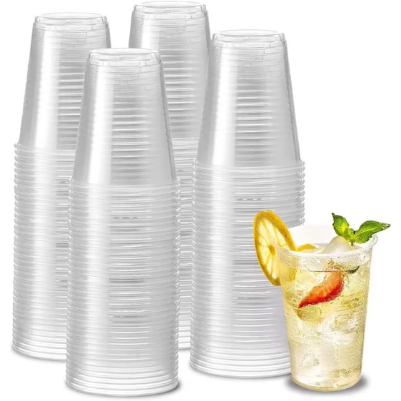 Vasos de Plástico 300ml Transparente – Reutilizables de Polipropileno (PP) , Resistentes para Fiestas, Eventos, Cumpleaños y Catering | Pack 50/100/200uds a Elegir. ✅ Entrega en España en 48/72 horas