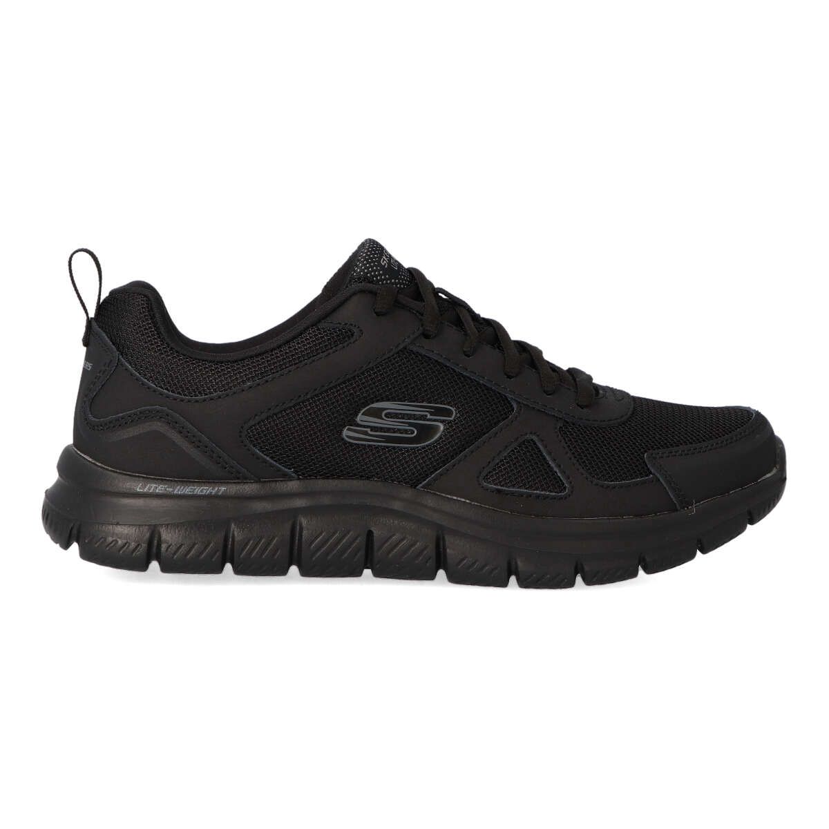 Skechers - Zapatillas deportivas SKE 52631 para hombre con plantilla Memory Foam, superior sintética y malla transpirable, color marino