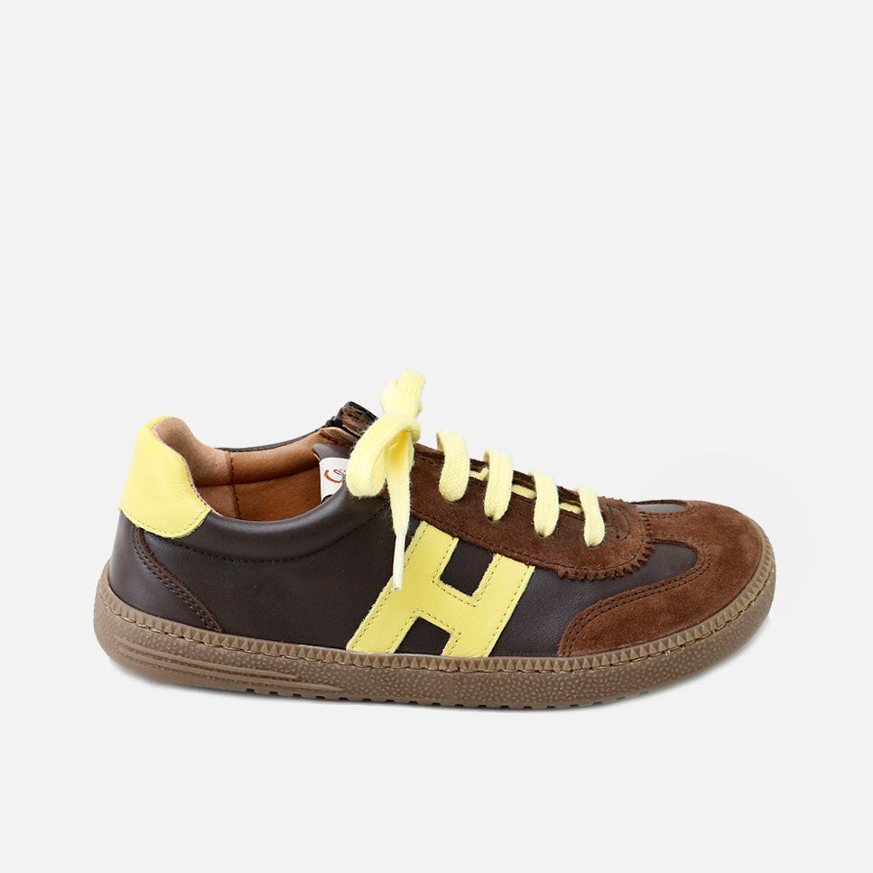 Deportivos barefoot H cordoneras piel velour cohiba Elisoft | Eli 1957