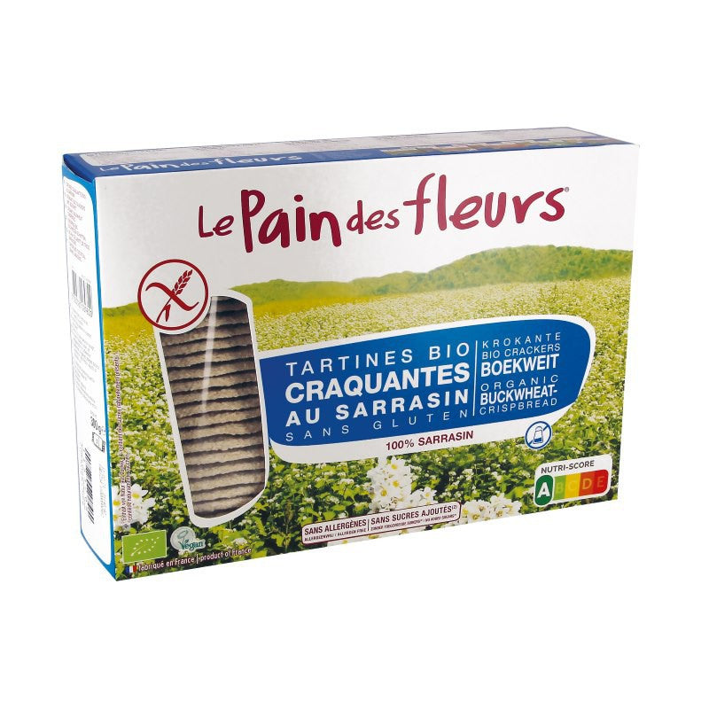 Cracker Sarraceno sin sal Bio 300g Le Pain des Fleurs Bioclub