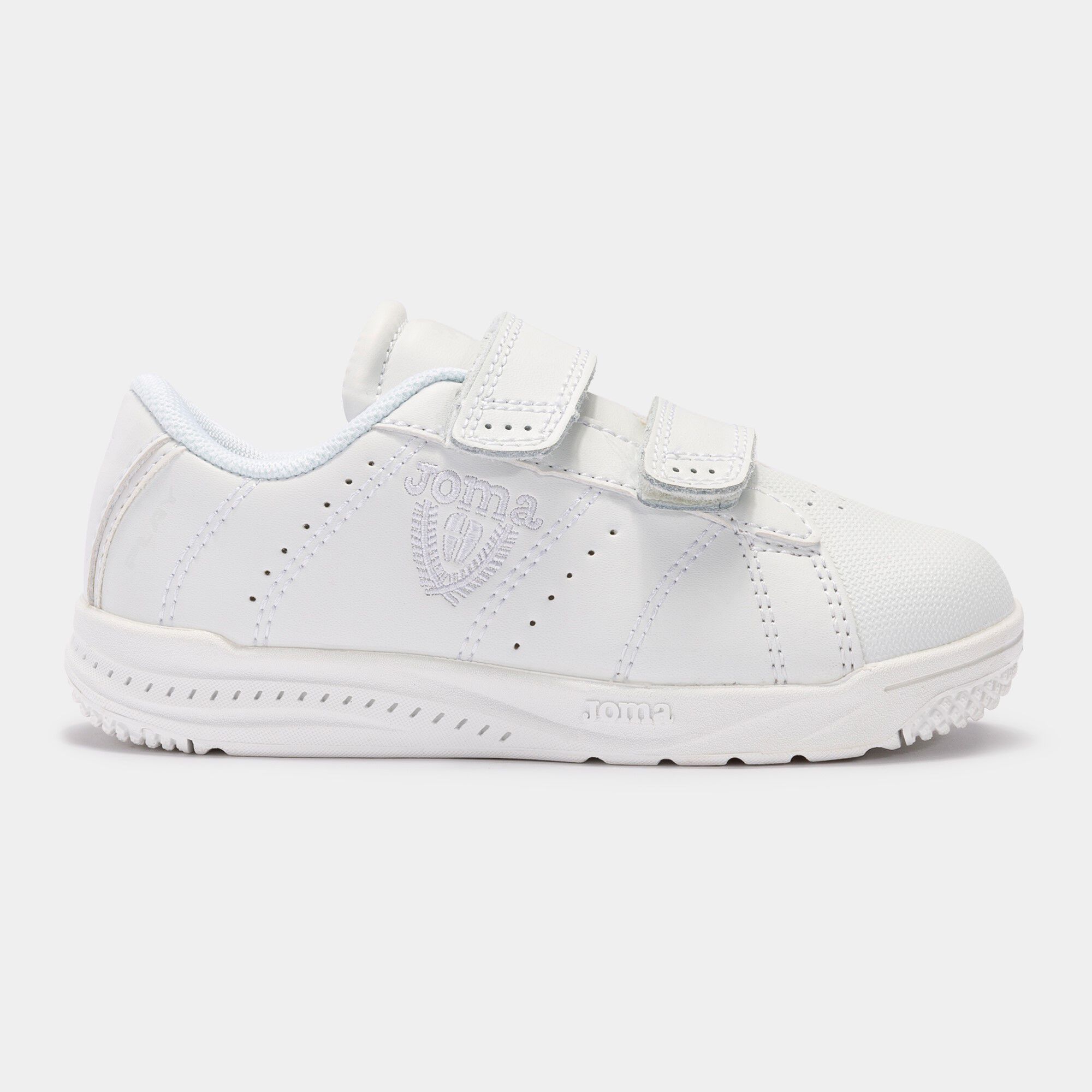 Zapatillas Joma casual Play 21 junior blanco - zapatillas escolares para niños/as.