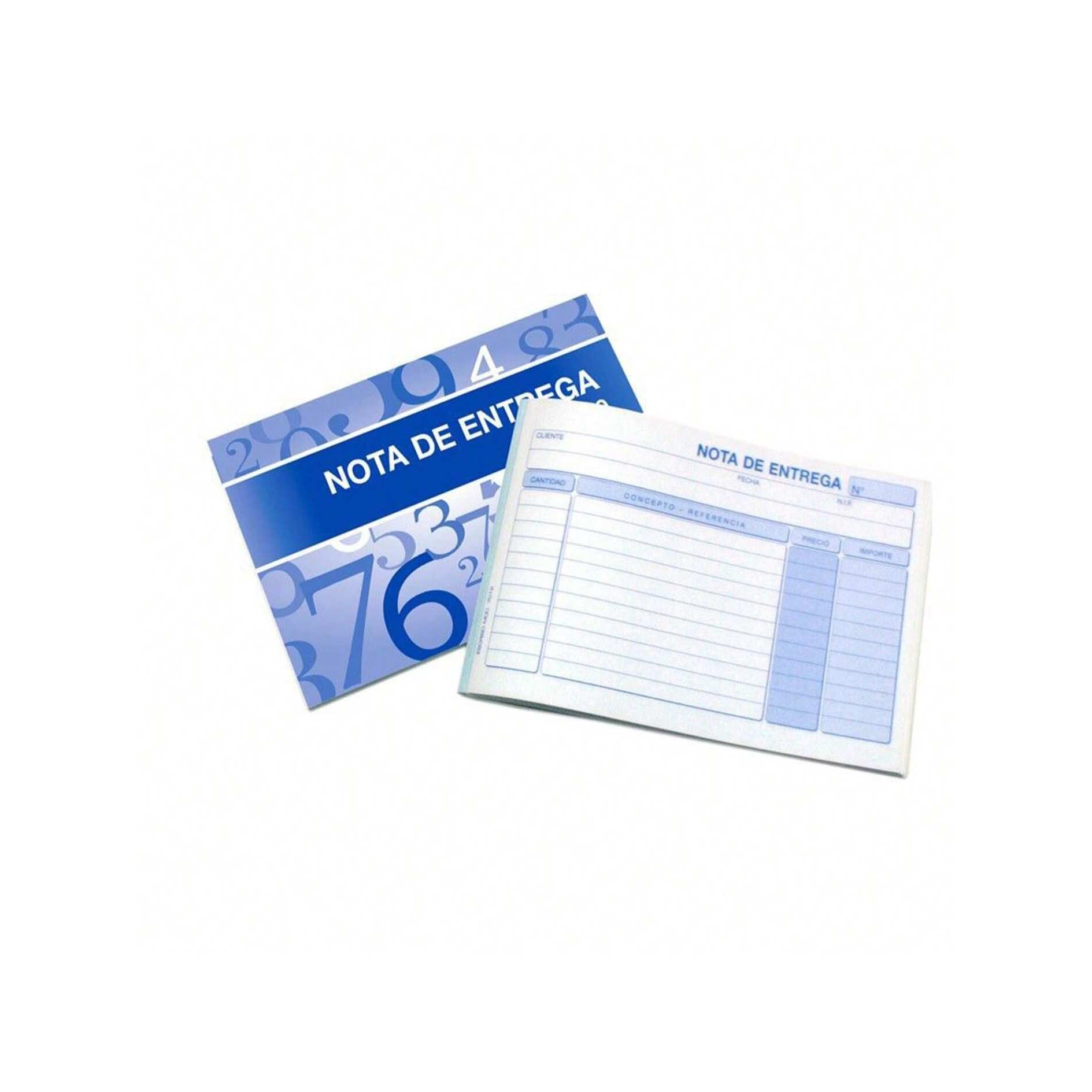 Pack de 6 Talonarios de Nota de Entrega A6 con Copia | 40 Hojas Autocopiativas por Talonario | Ideal para Entregas