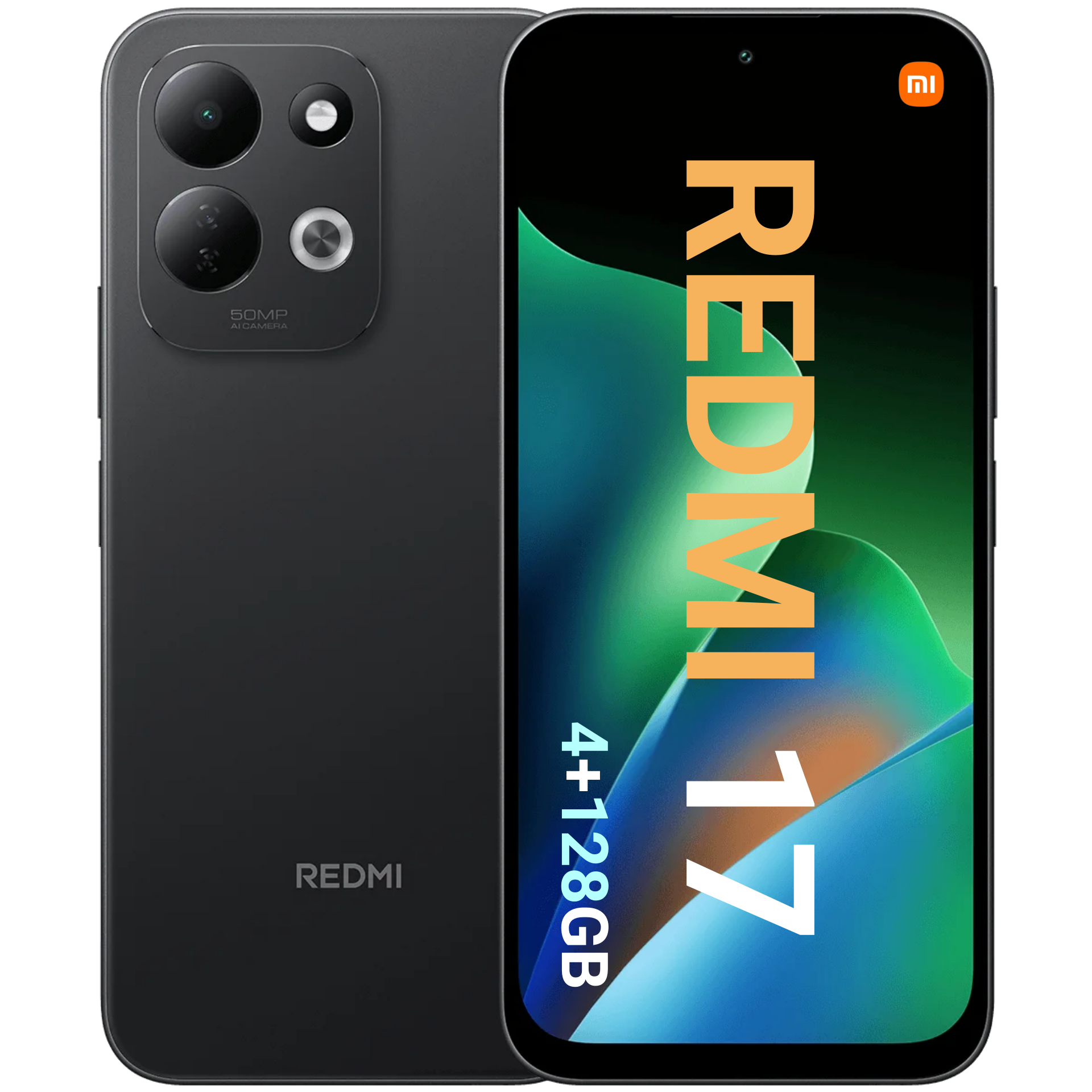 Xiaomi Redmi 17 4G Smartphone 4+128GB - Negro 7500mAh 45W Carga Pantalla 120Hz Helio G91-Ultra 50MP IA Dual SIM NFC