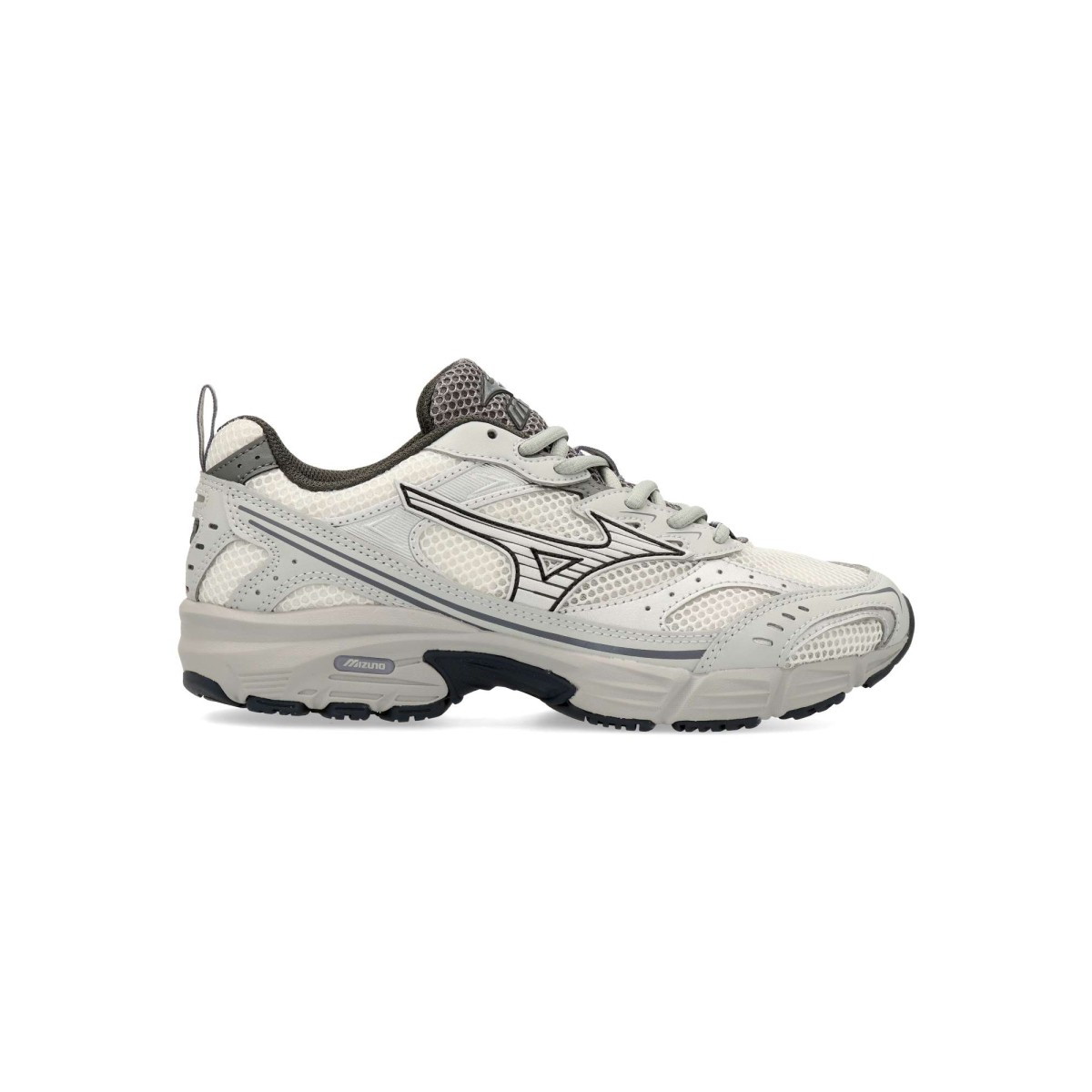 Mizuno - Zapatillas deportivas retrorunning MXR para hombre, fabricadas en piel sintética y textil con suela de goma ligera y flexible, estilo normcore casual