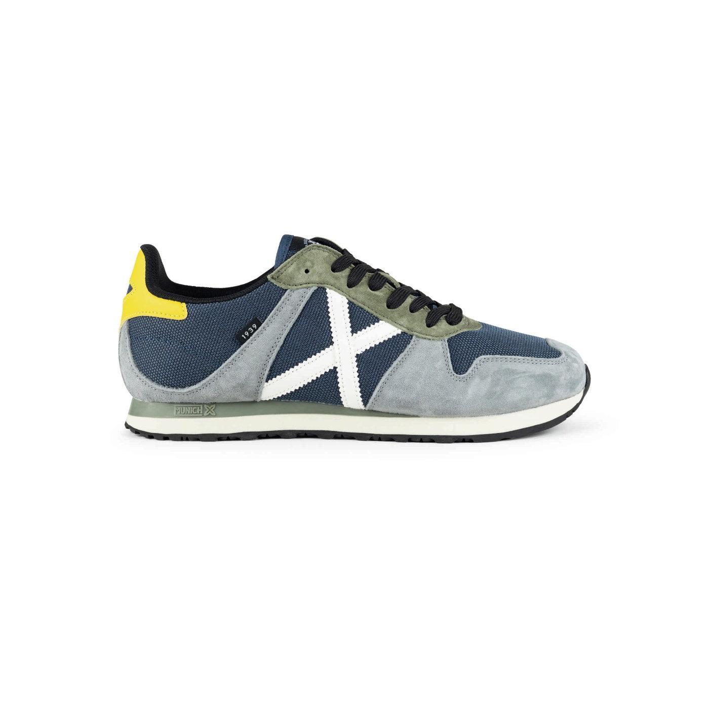 Zapatillas Munich Massana 620 azul y gris para hombre