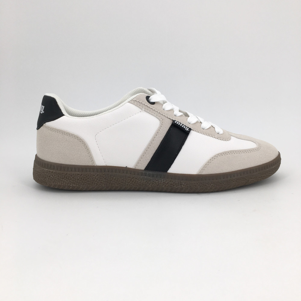 Deportivo Mustang para hombre, mod.84682, Deportivo Mustang con refuerzos color gris