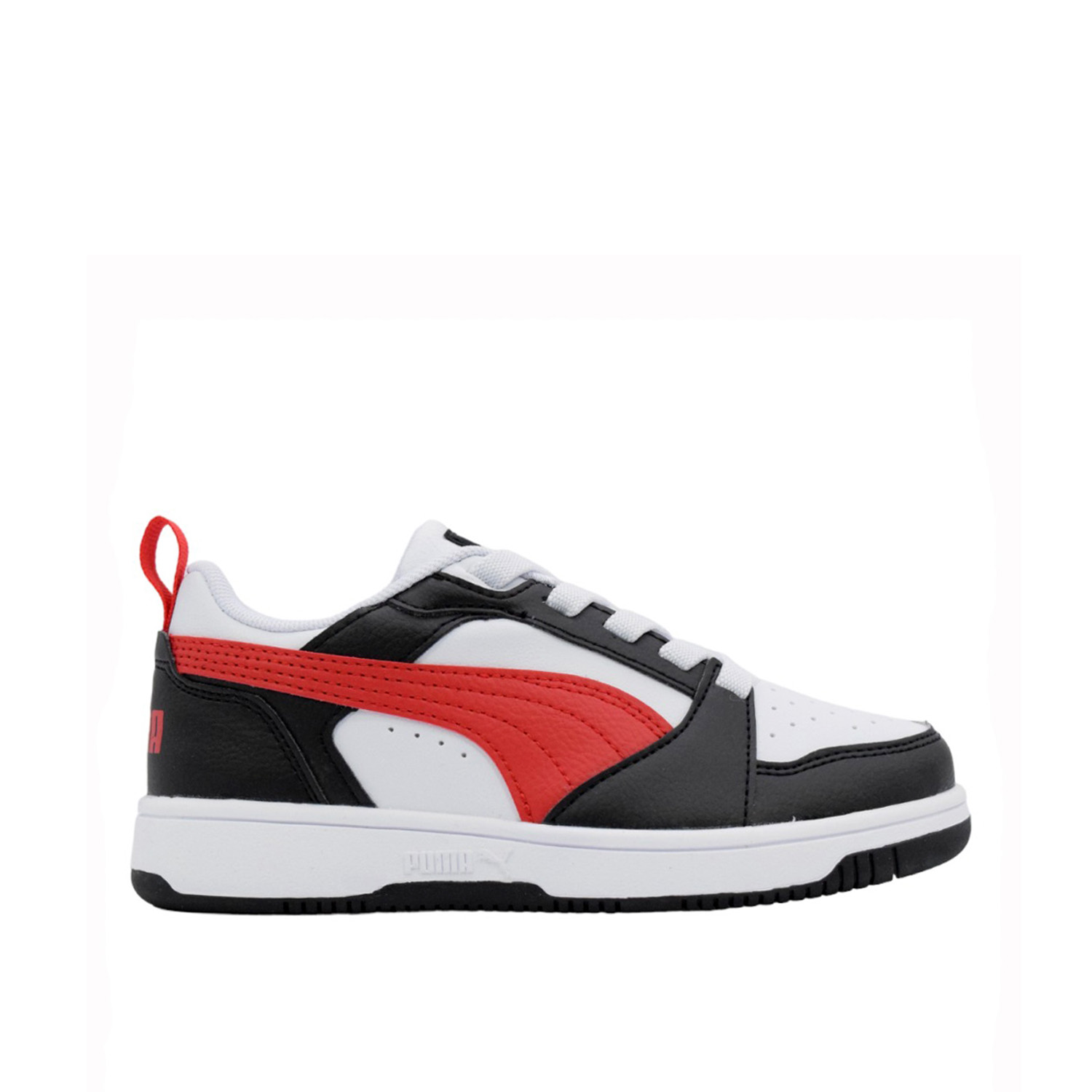 Puma - Rebound v6 lo bco/negro/rojo 396742-04